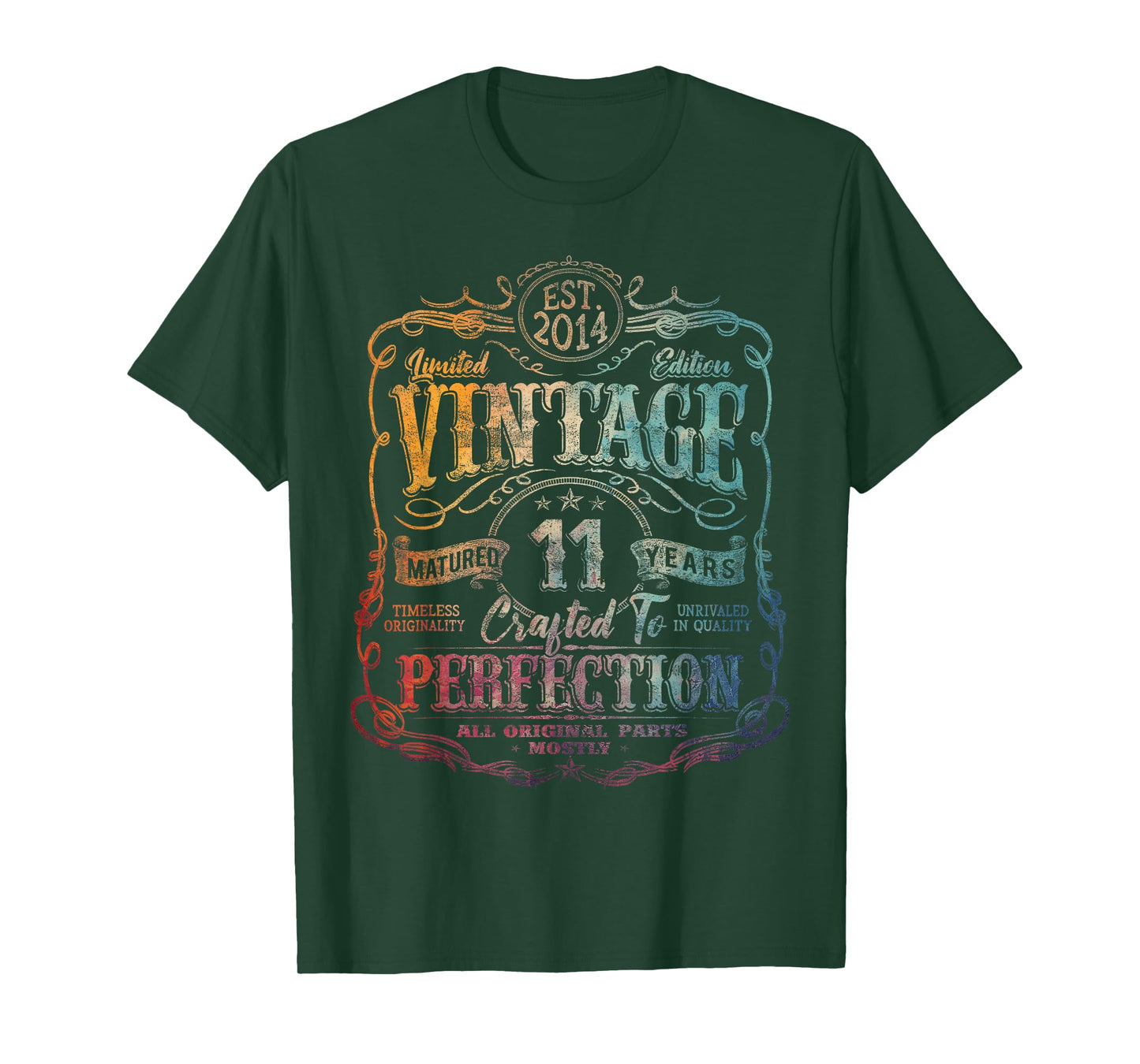 Vintage 2014 Limited Edition Shirt 11 year old 11th Birthday T-Shirt