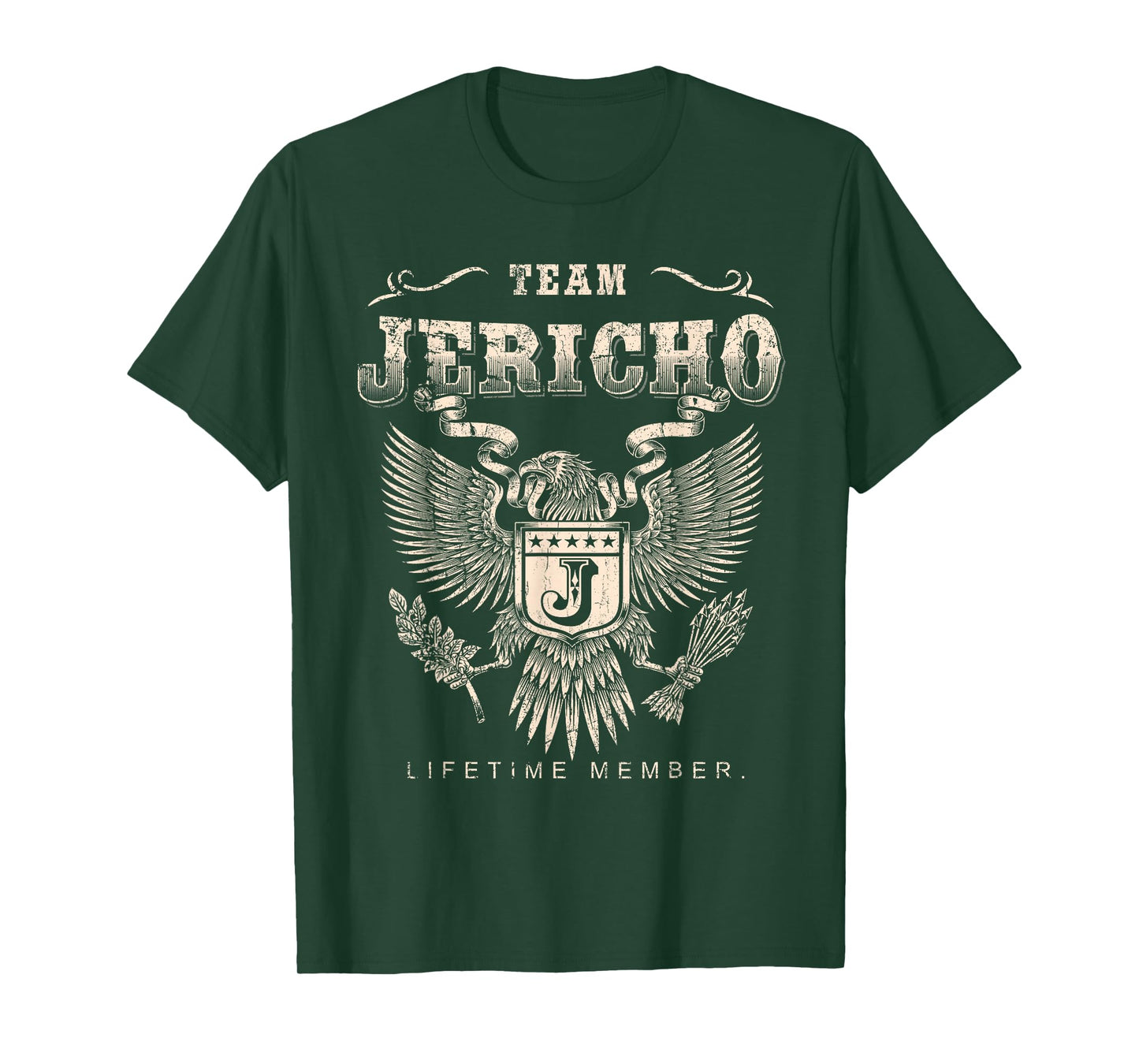Team Jericho Lifetime Member - Jericho Name T-Shirt