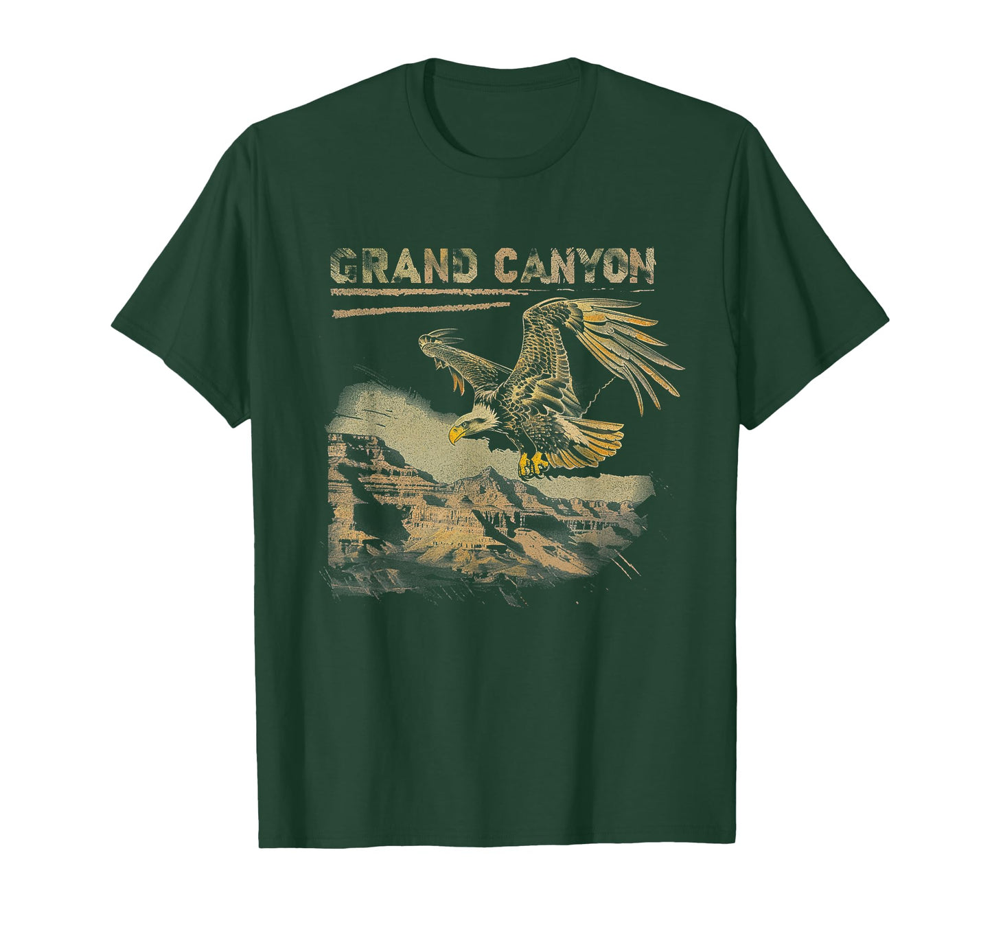 Grand Canyon - US National Park Vintage Men Women Kids Retro T-Shirt
