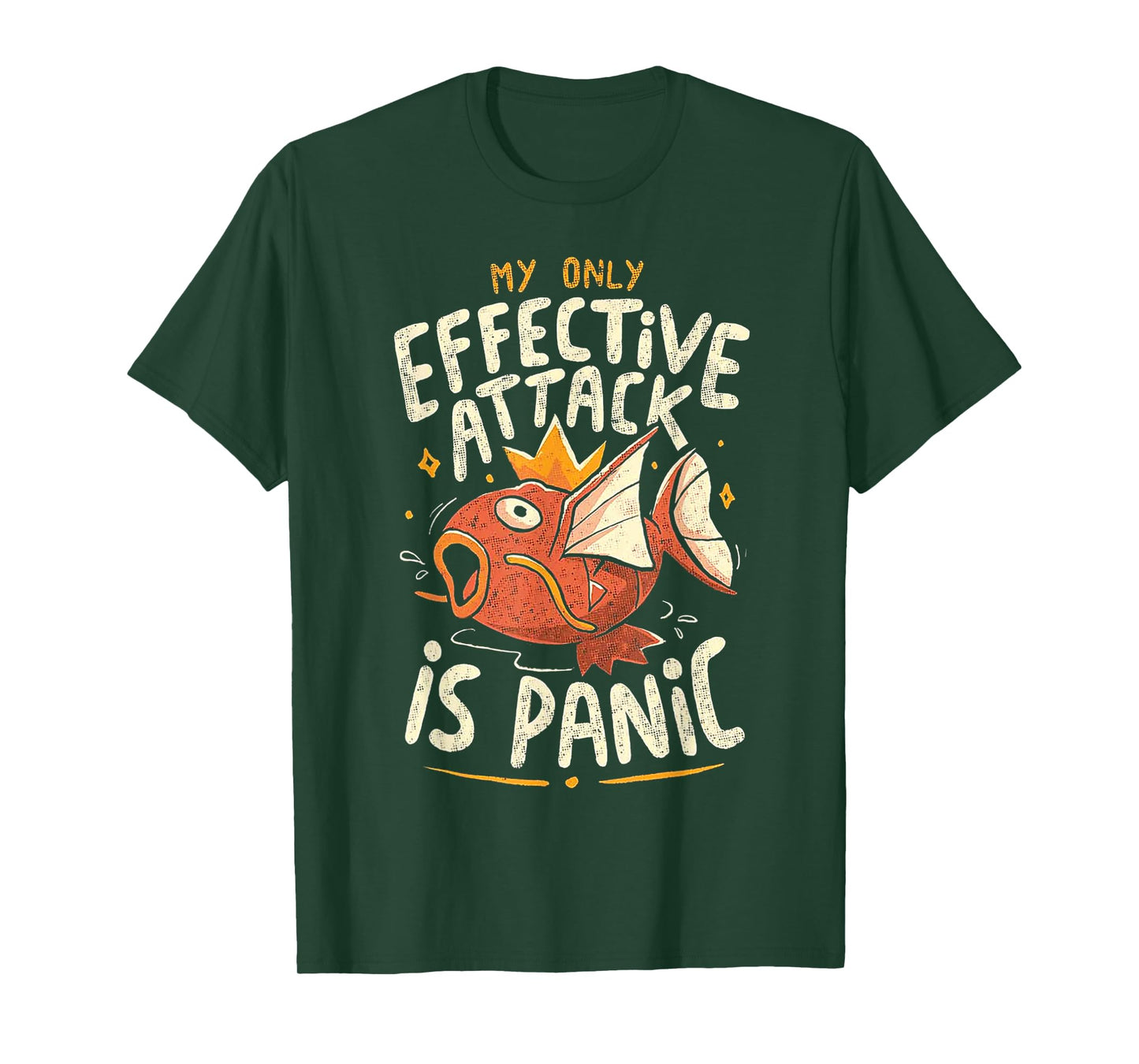 Fish My Only Effective Attack Is Panic T-Shirt
