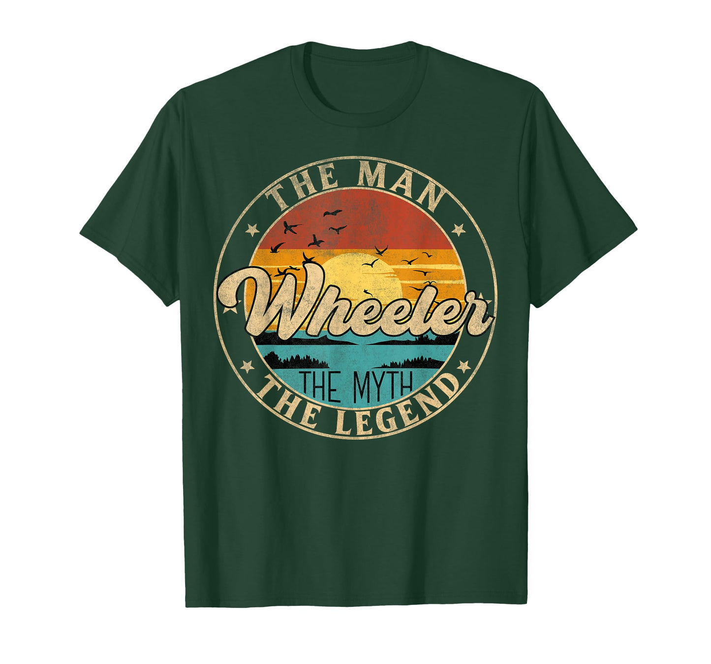 WHEELER The Man The Myth The Legend First Name T-Shirt