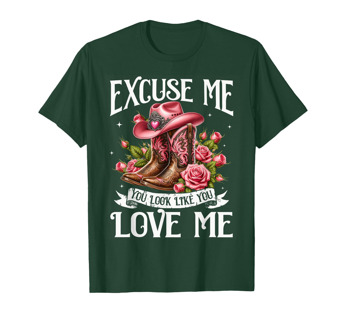 Funny Excuse Me You Look Like You Love Me Funny Boots Memes T-Shirt