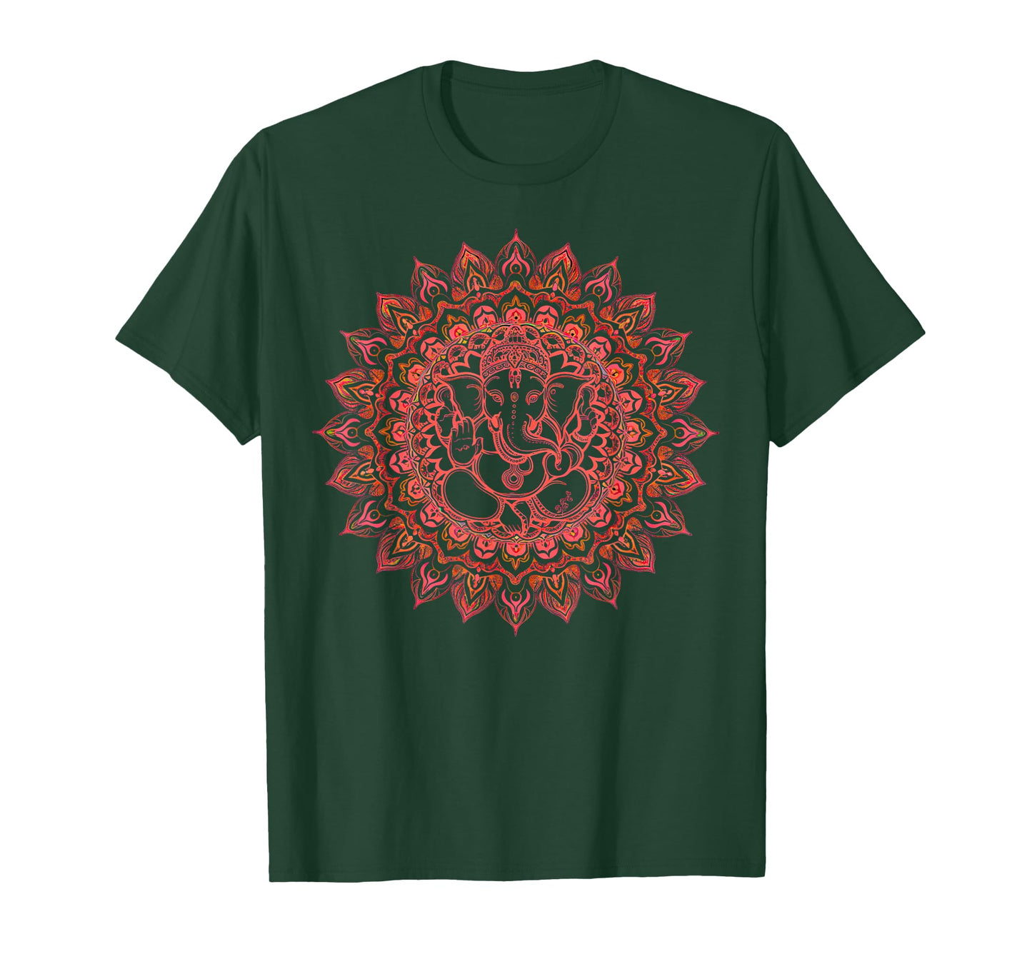 Hindu Ganesha Puja Elephant God India Meditation Yoga Murti T-Shirt
