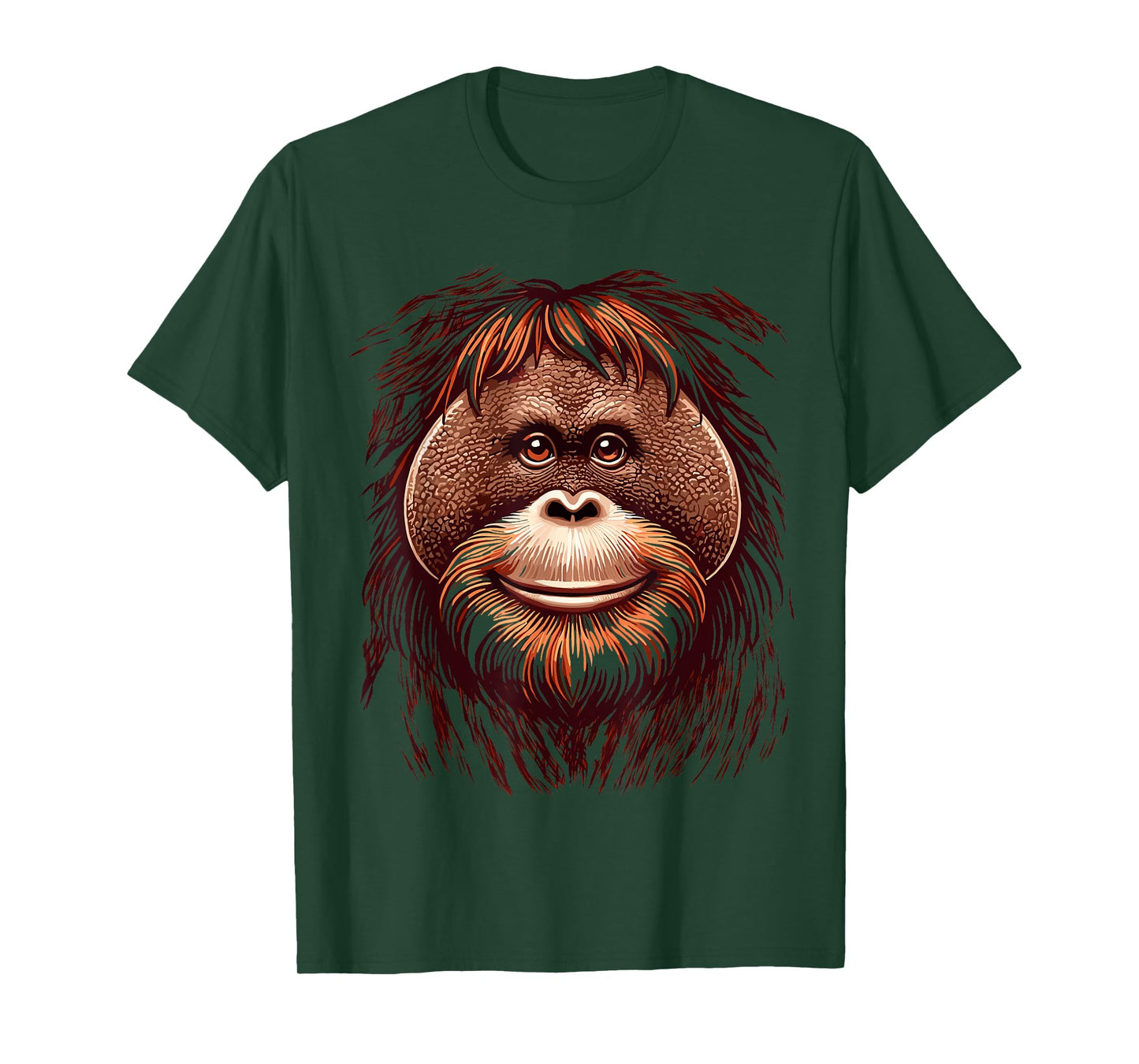Funny orangutan costume, oragutan face kids costume T-Shirt