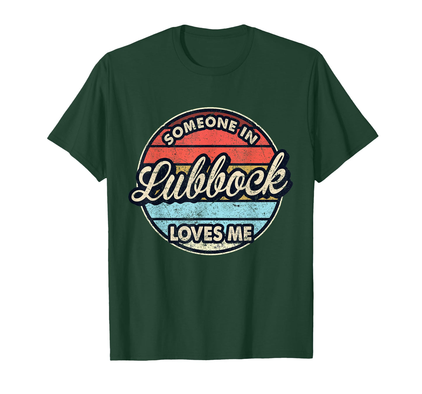Someone In Lubbock Loves Me City US USA T-Shirt