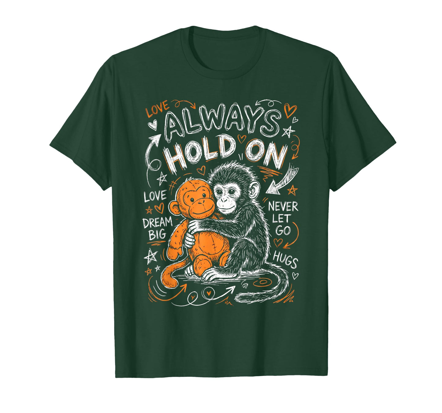 Punch Monkey Cute Baby Funny Animal T-Shirt
