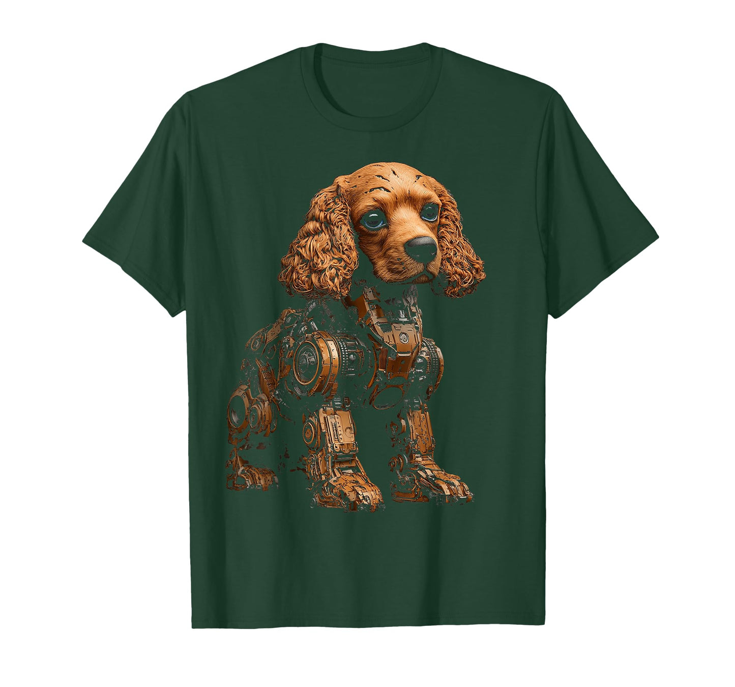 Cocker Spaniel Dog Pet Artwork Blue Eyes Cocker Spaniel T-Shirt for Men Women Kids