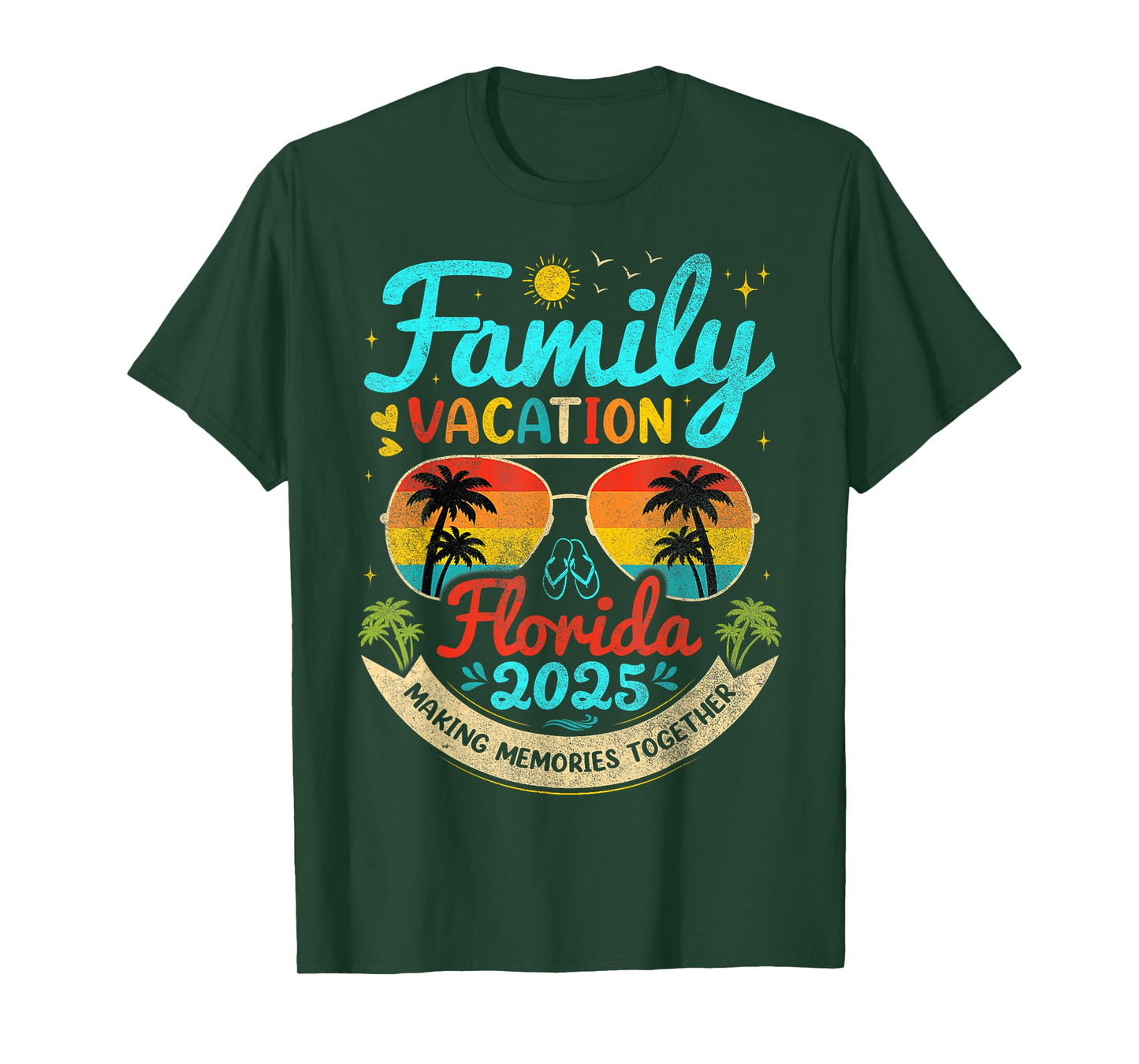 Family Vacation Florida 2025 Florida Group Summer Trip T-Shirt