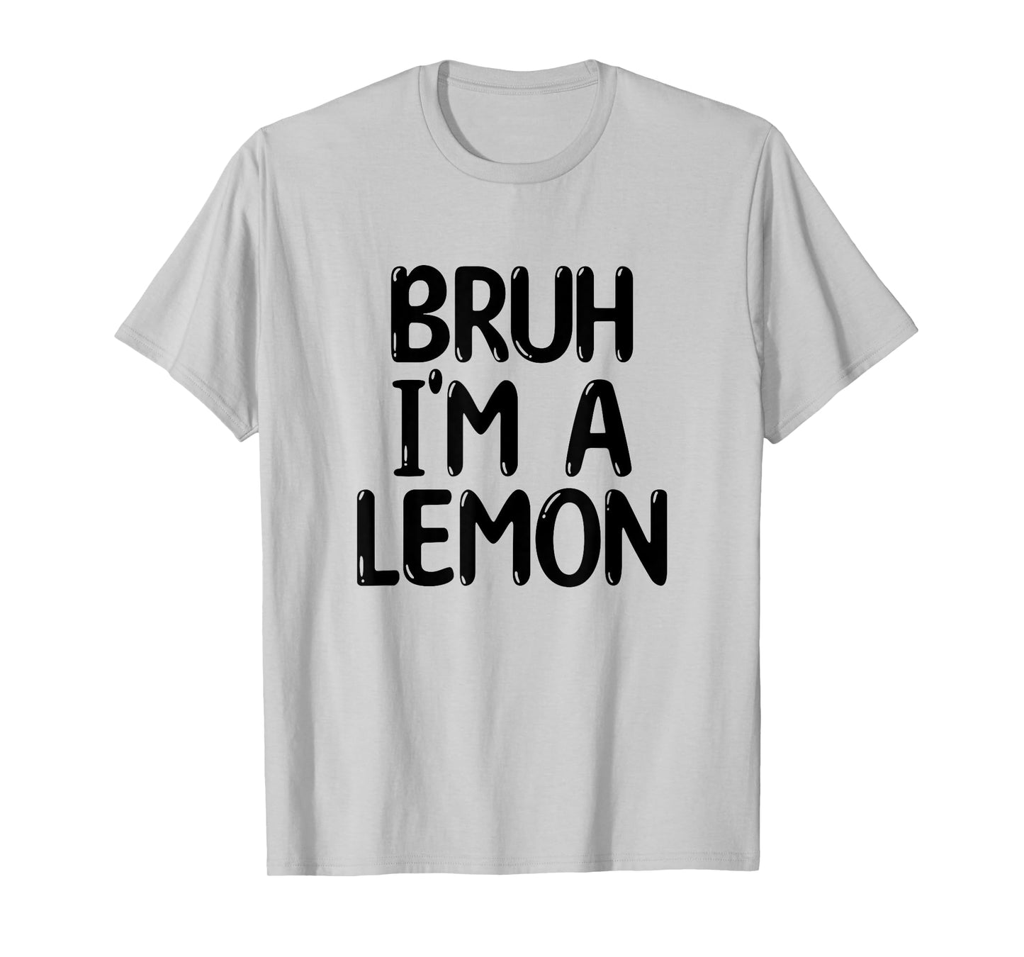 Bruh I'm A Lemon Funny Halloween Costume Men Women Boy Girl T-Shirt