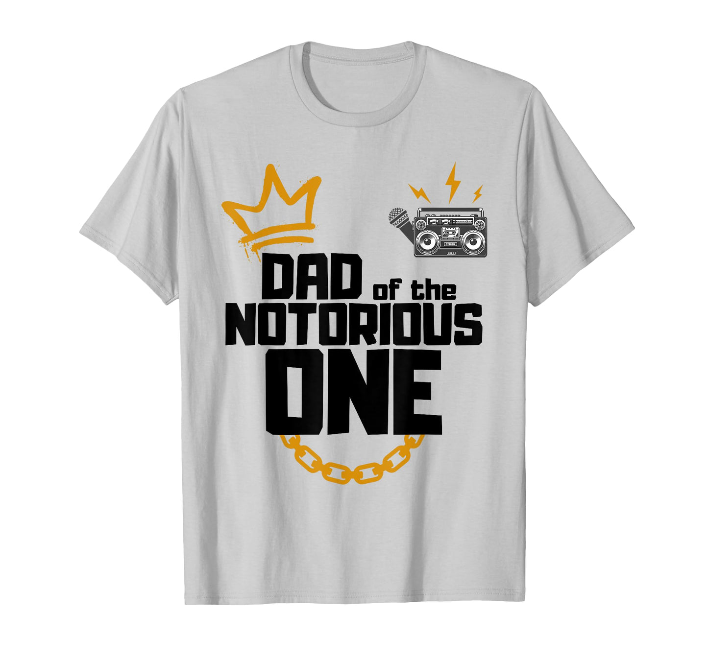 Dad Of The Notorious One Old School 1st Hip Hop Birthday T-Shirt