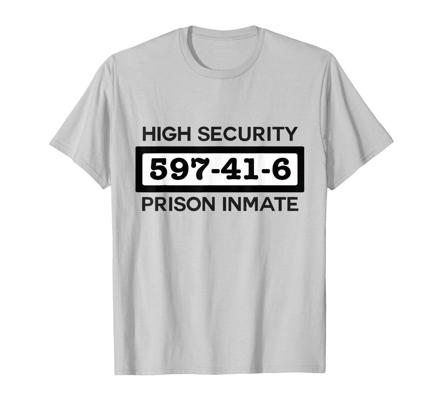 Inmate T-Shirt Halloween Prisoner Jail Costume Adults & Kids T-Shirt