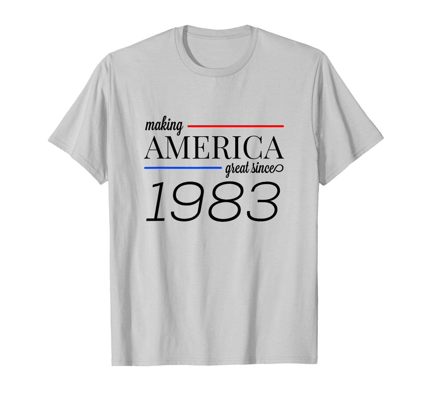 36th Birthday T-Shirt MAKING AMERICA GREAT SINCE 1983 gift T-Shirt