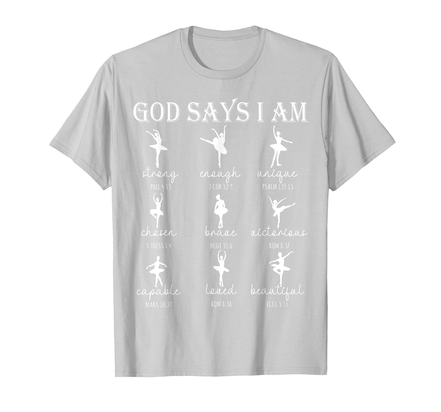 Cute Christian God Says I Am Ballet Dancer Teen Girl Toddler T-Shirt