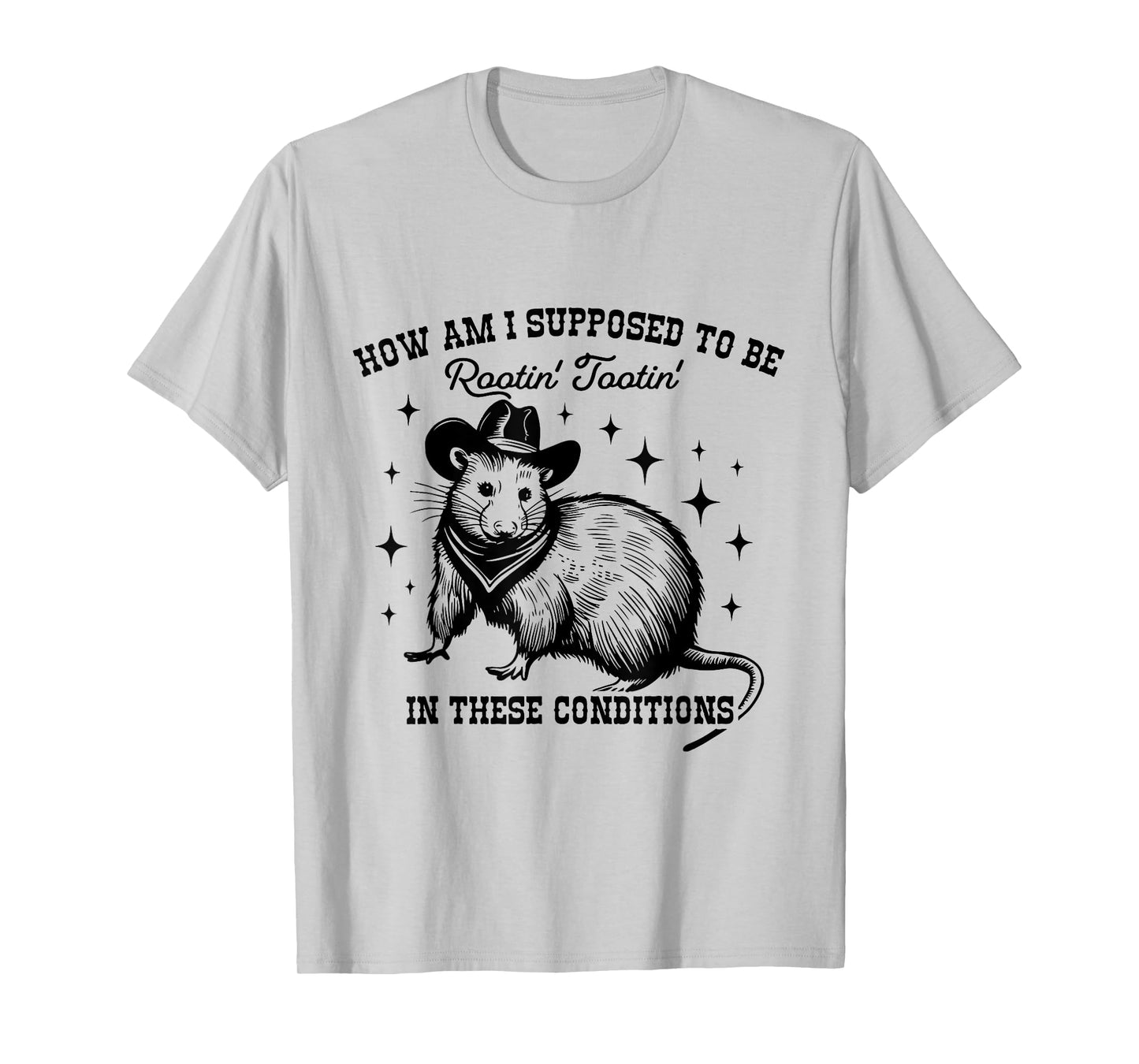 How Am I Supposed to be Rootin' Tootin' In These Conditions T-Shirt