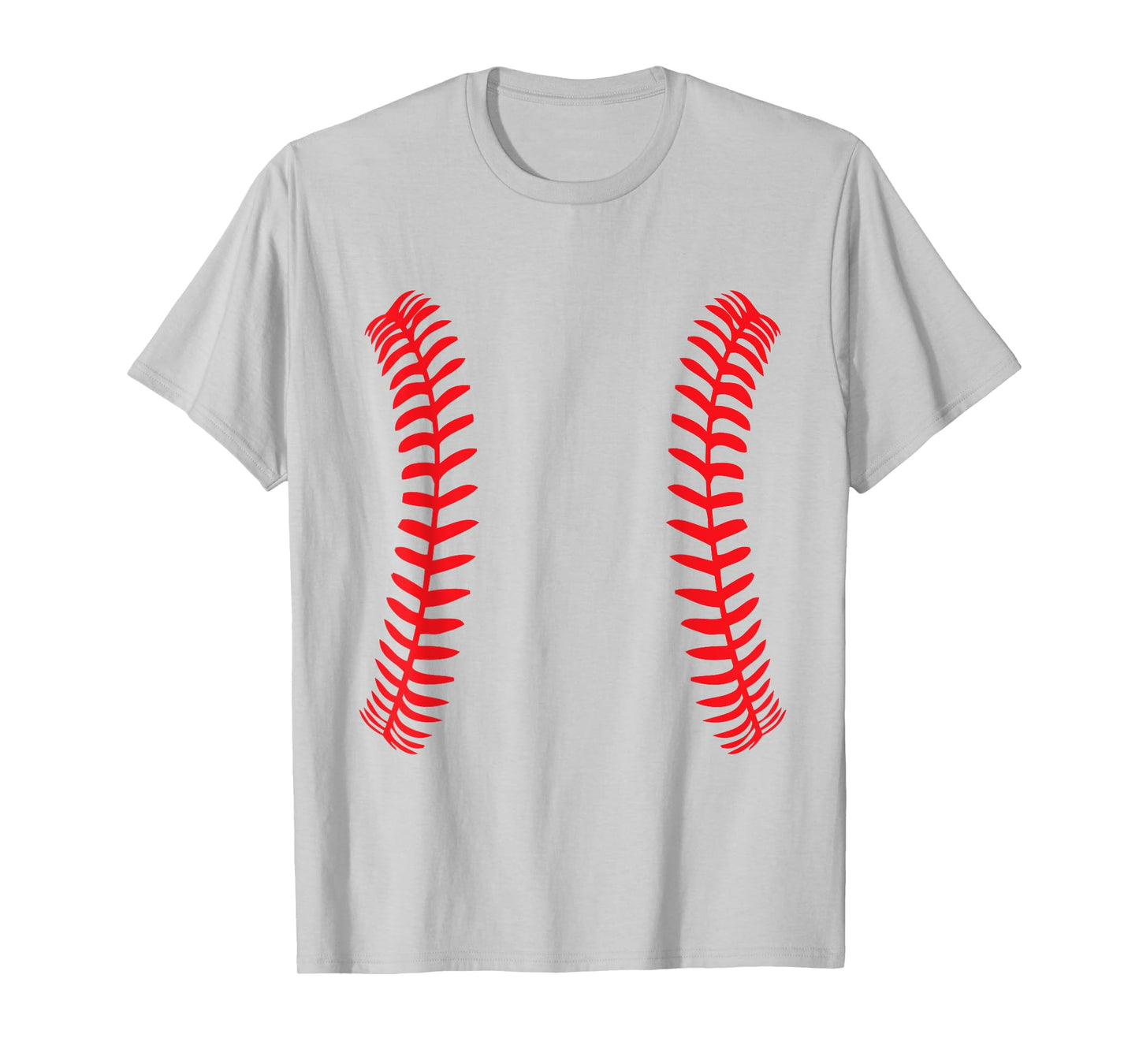 Baseball Stitches T-Shirt Ball Double Stitches Softball T-Shirt