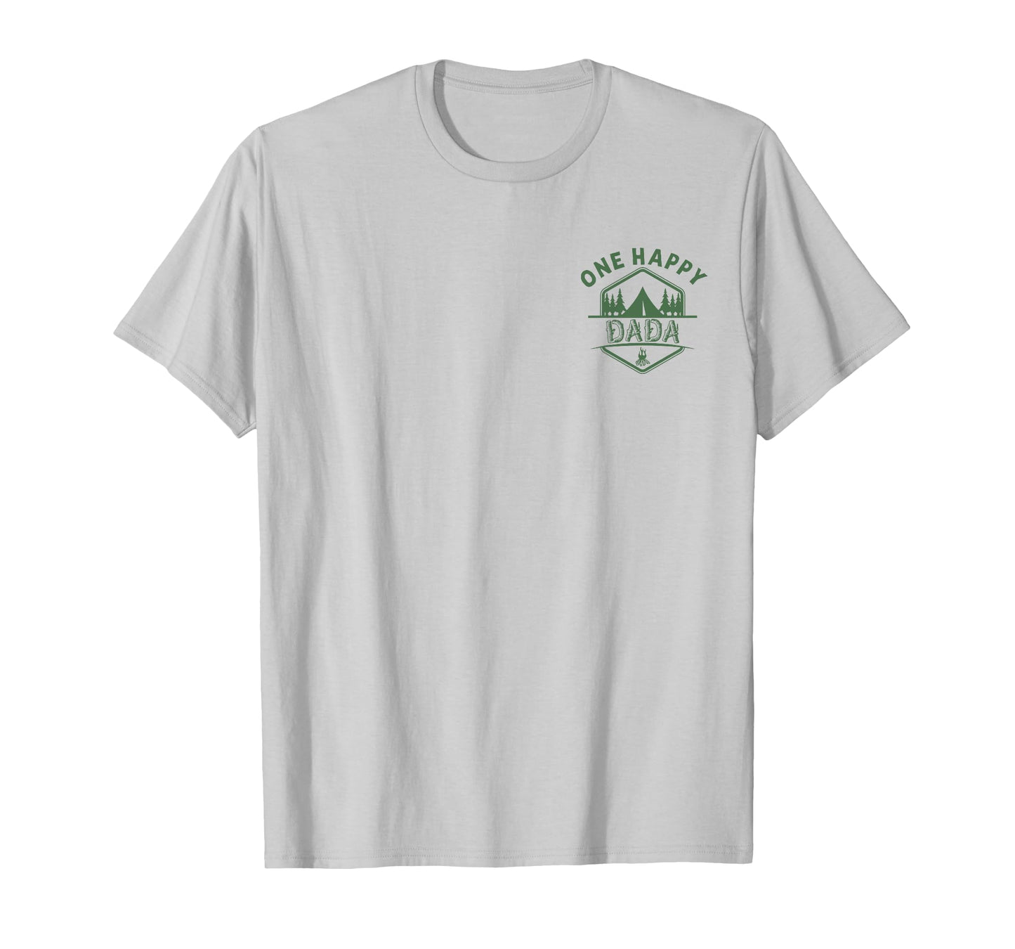 One Happy Dada First Birthday Camping Matching Family Party T-Shirt