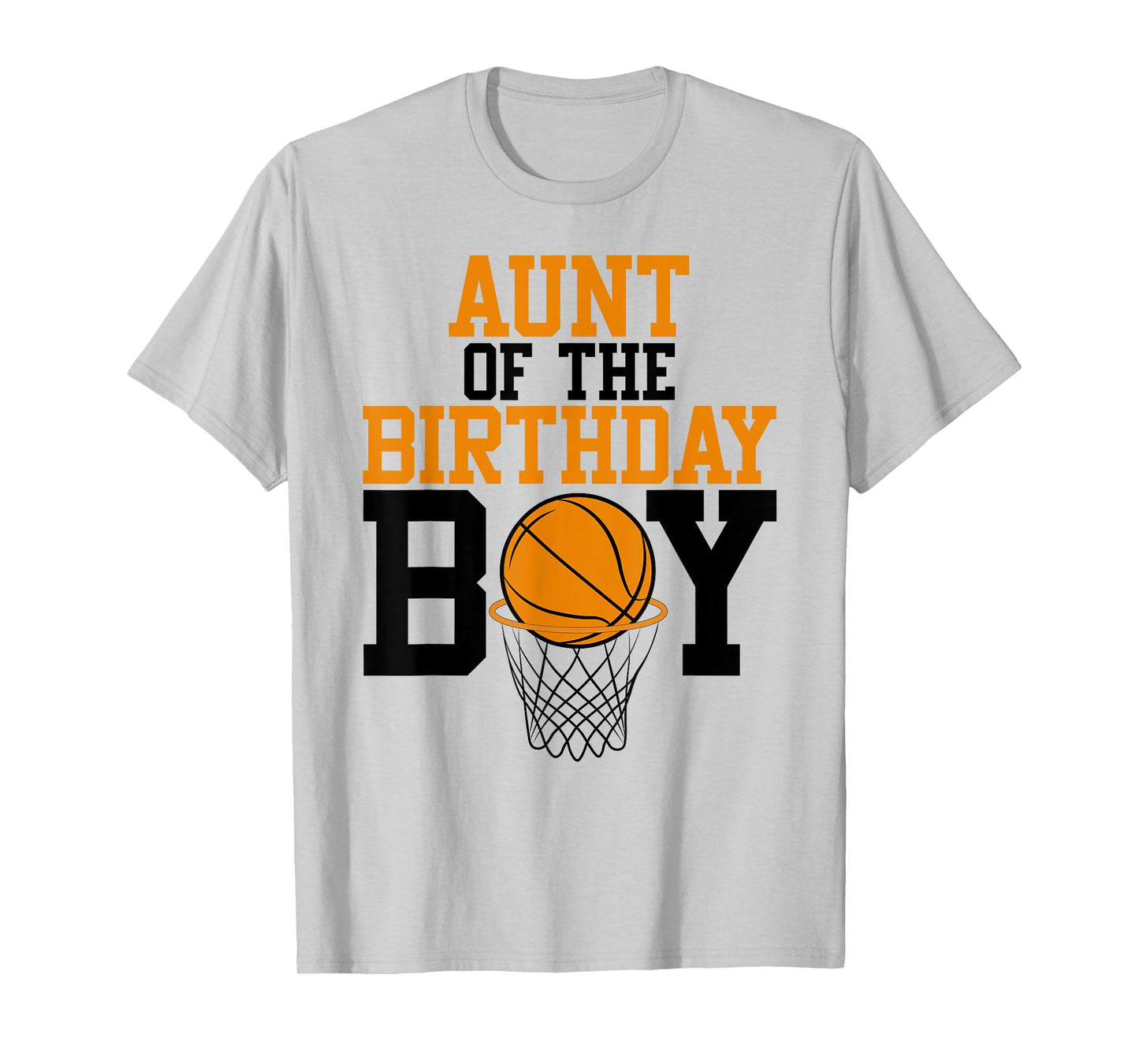 Aunt Of The Birthday Boy Basketball Family Birthday T-Shirt