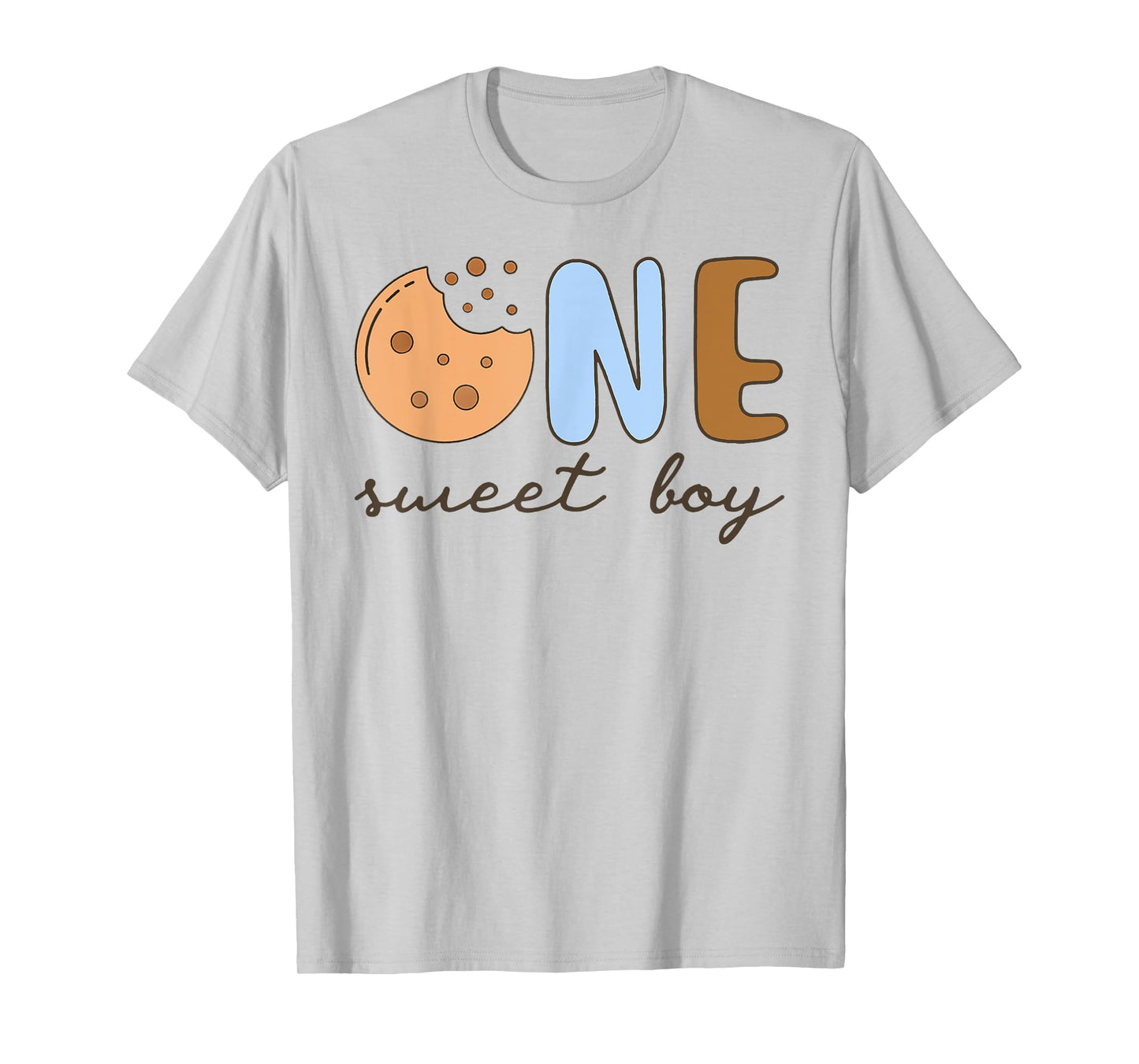 Sweet One Cookies and Milk 1st Birthday Boy Family Matching T-Shirt