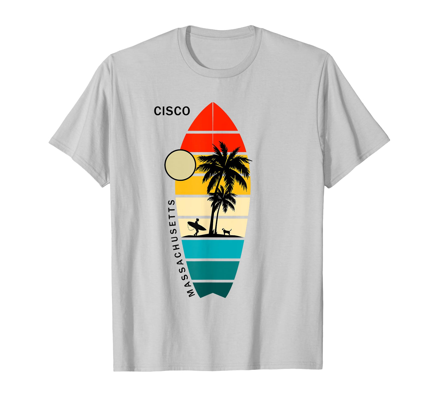 Retro Massachusetts Cisco Surfboarders Surfers T-Shirt