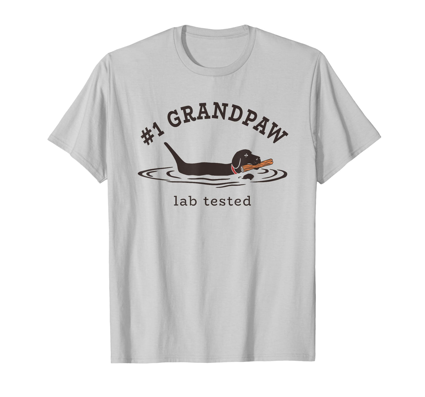 #1 Grandpaw Lab Tested Pun - Labrador Retriever Grandpa T-Shirt
