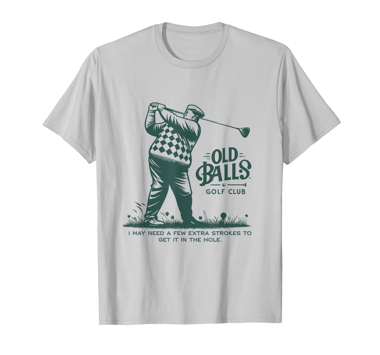 Funny Old Balls Club 40th Birthday for Golfer T-Shirt