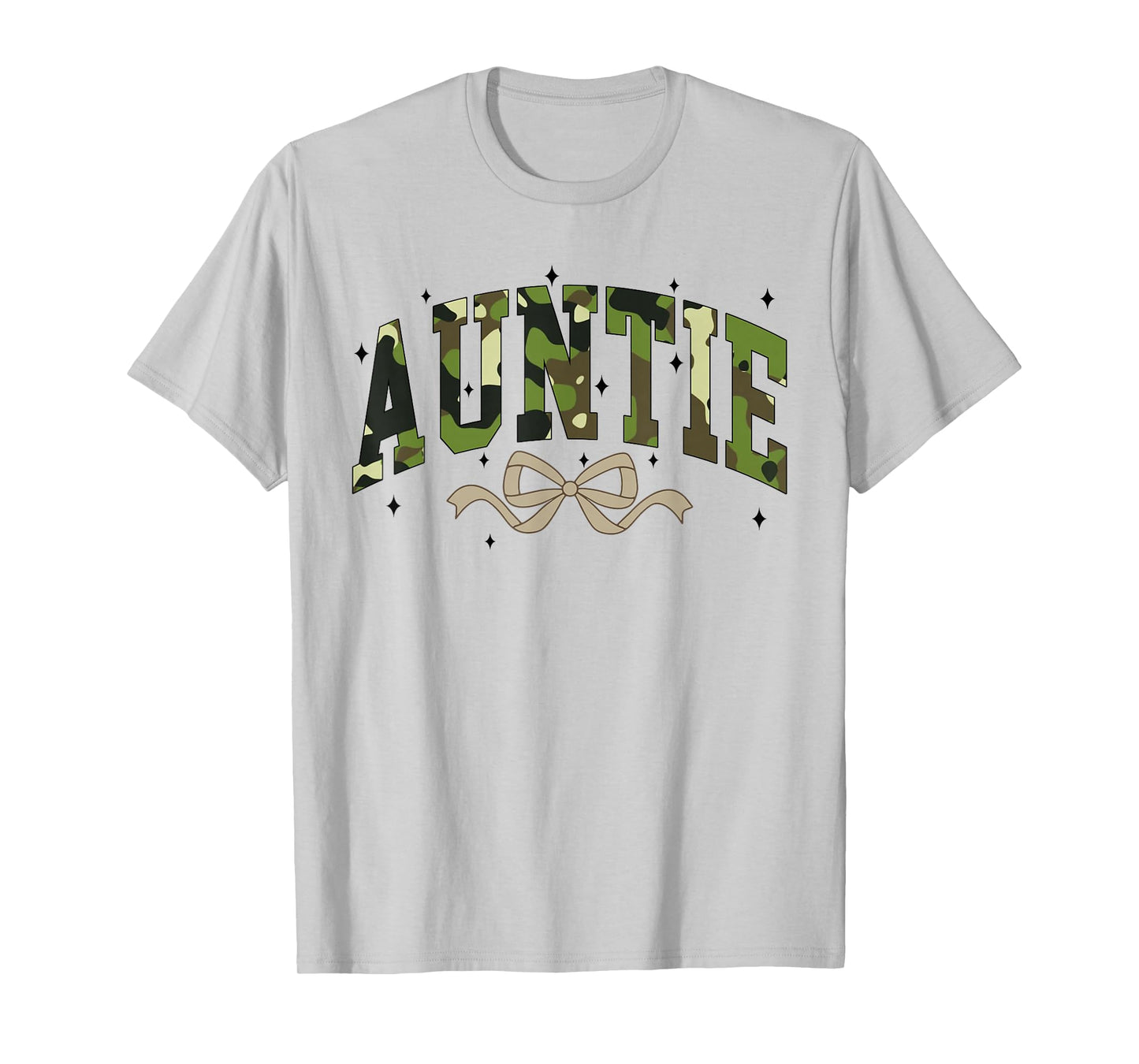 Auntie Camo Camouflage Women Family Matching Mother's Day T-Shirt