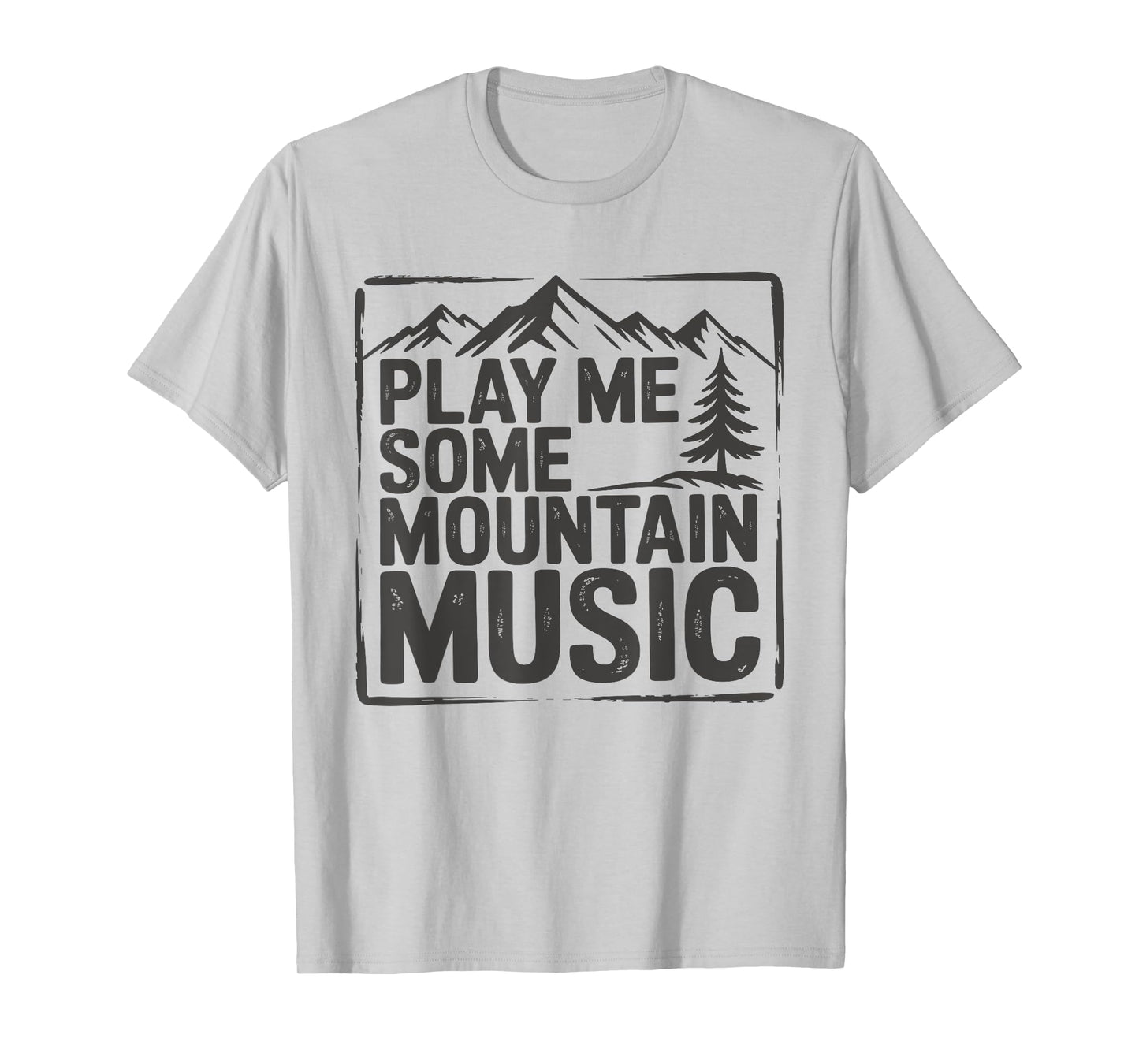 Play Me Some Mountain Music Retro Country Western T-Shirt