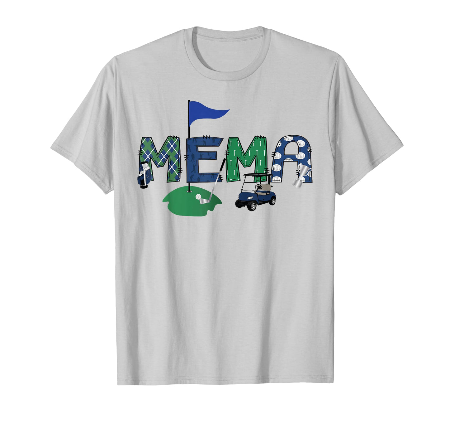 Golf Mema Hole In One Golf First Birthday Boy Party T-Shirt