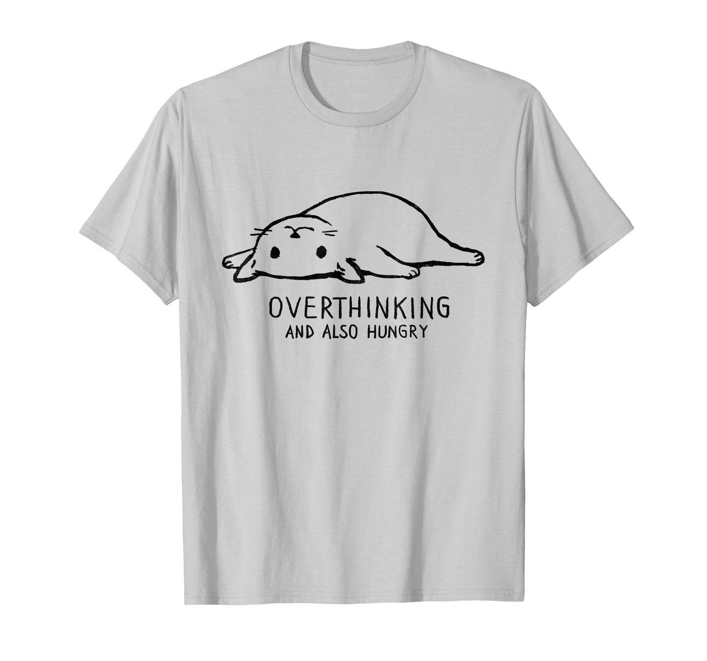 Threadless Fox Shiver Overthinking And Also Hungry Graphic T-Shirt