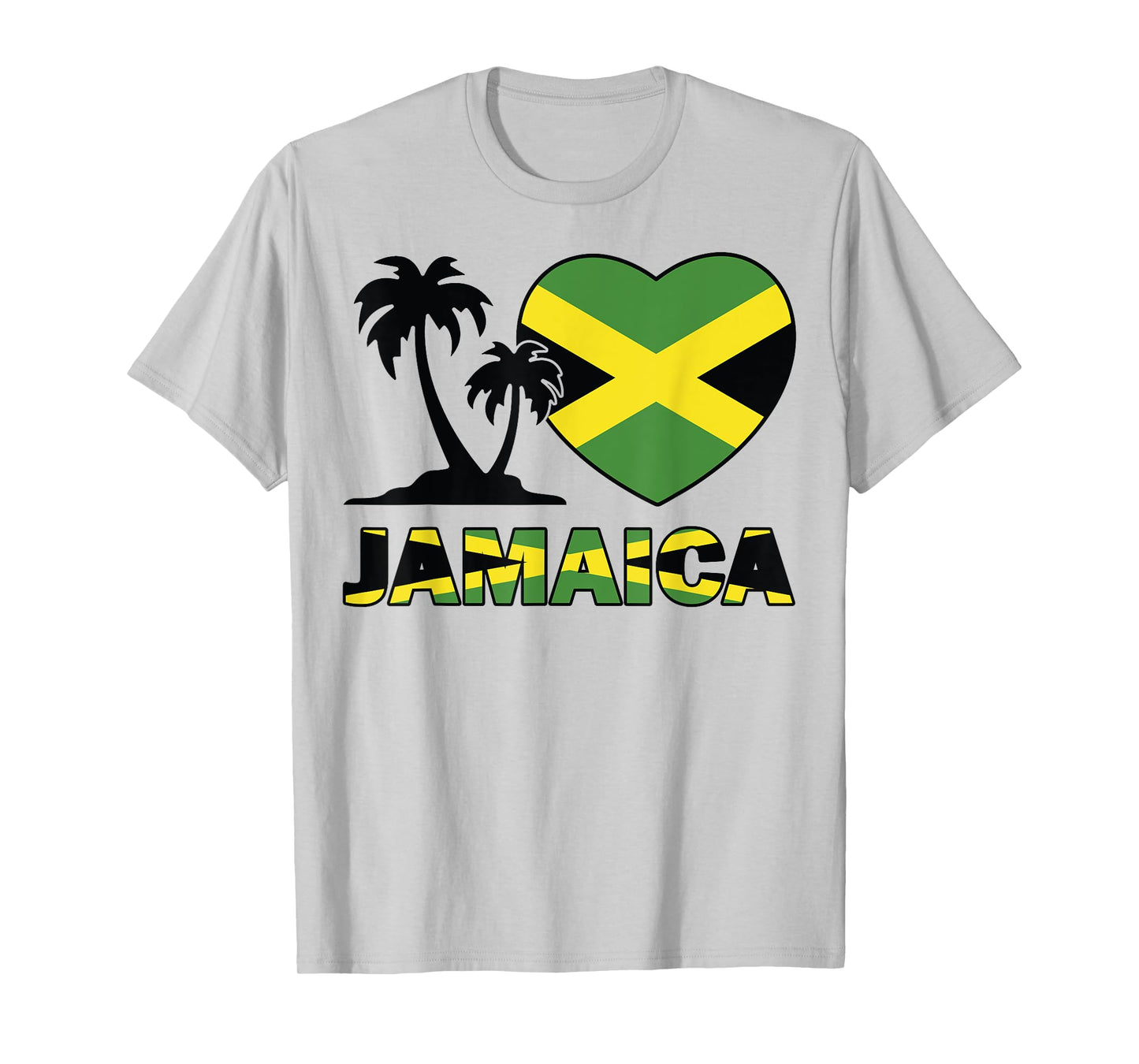 Jamaica-Shirt I love Jamaican Flag Women Men Kids Boys T-Shirt