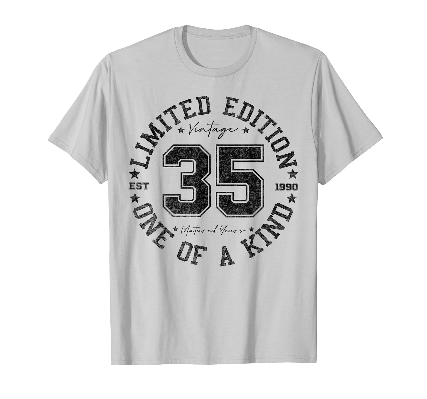 35 Year Old Gifts Vintage 1990 Limited Edition 35th Birthday T-Shirt