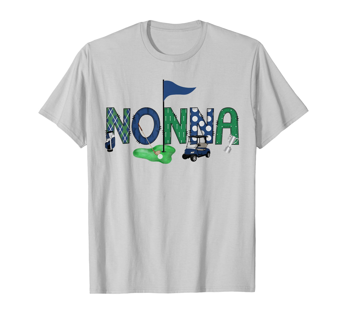 Nonna Of The Birthday Boy Hole in One Golf Sport Matching T-Shirt