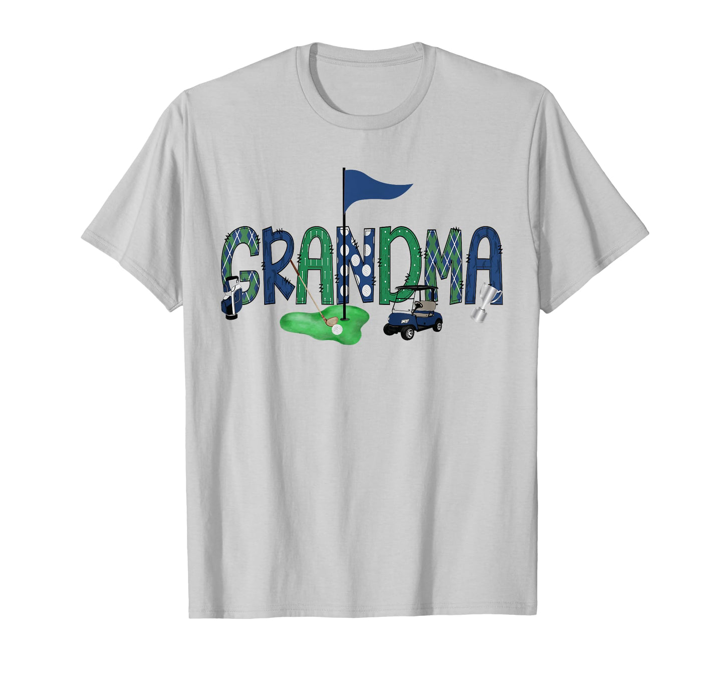 Grandma Of The Birthday Boy Hole in One Golf Sport Matching T-Shirt