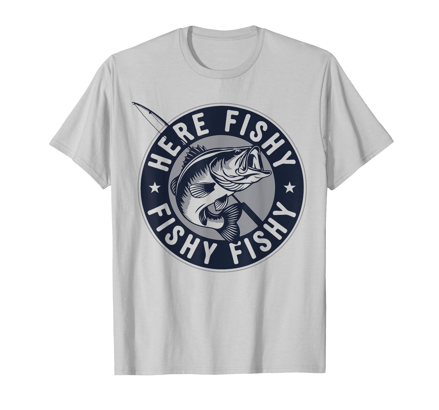 Youth Here-Fishy Funny Men Teen Boy Toddler Bass Dad Fishing T-Shirt