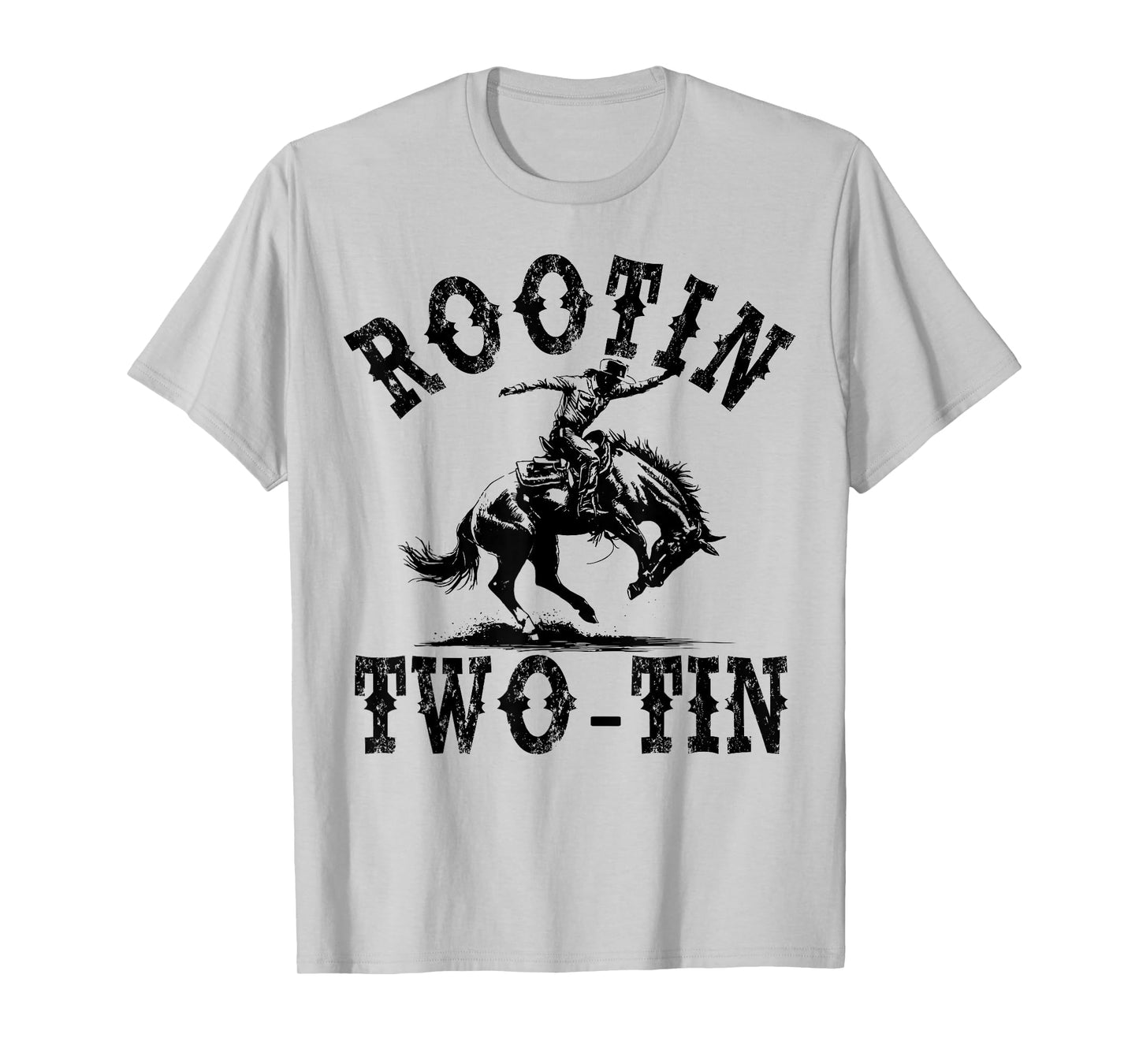 Rootin Two-tin 2nd Birthday 2 Year Old Western Cowboy Bday T-Shirt