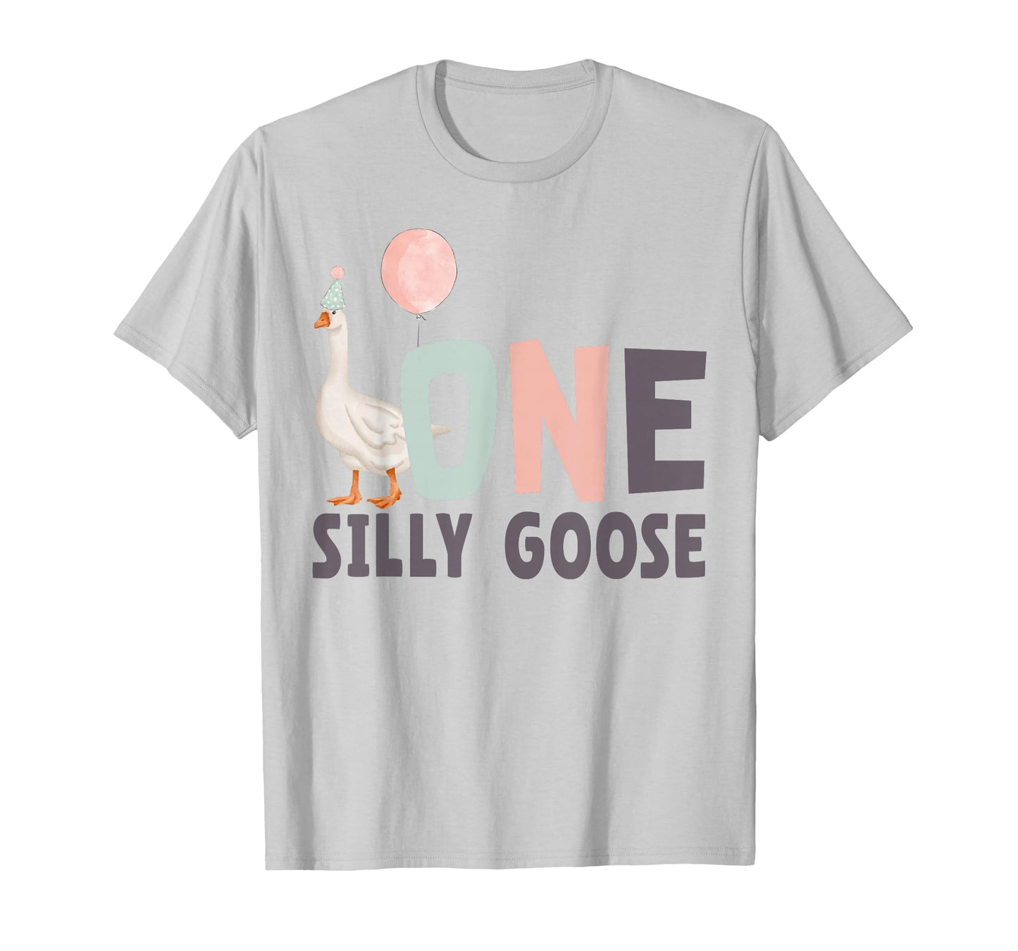 One Silly Goose Funny 1st First Birthday Family Matching T-Shirt