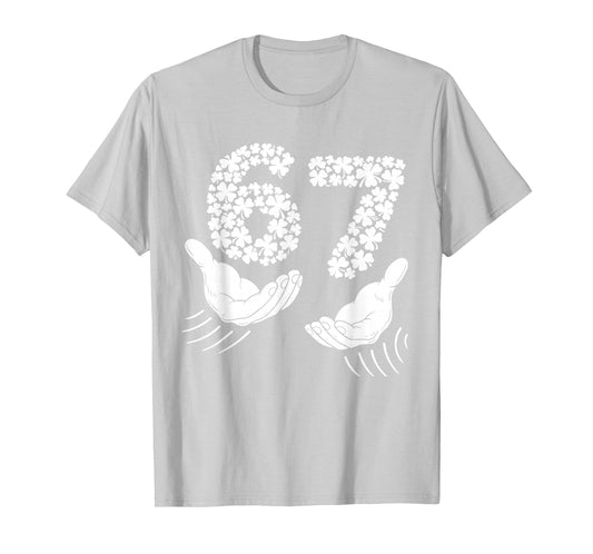St Patricks Day Six Seven Bruh 6 7 Meme Boys Girls Teen Kids T-Shirt - T-Shirt | Ash