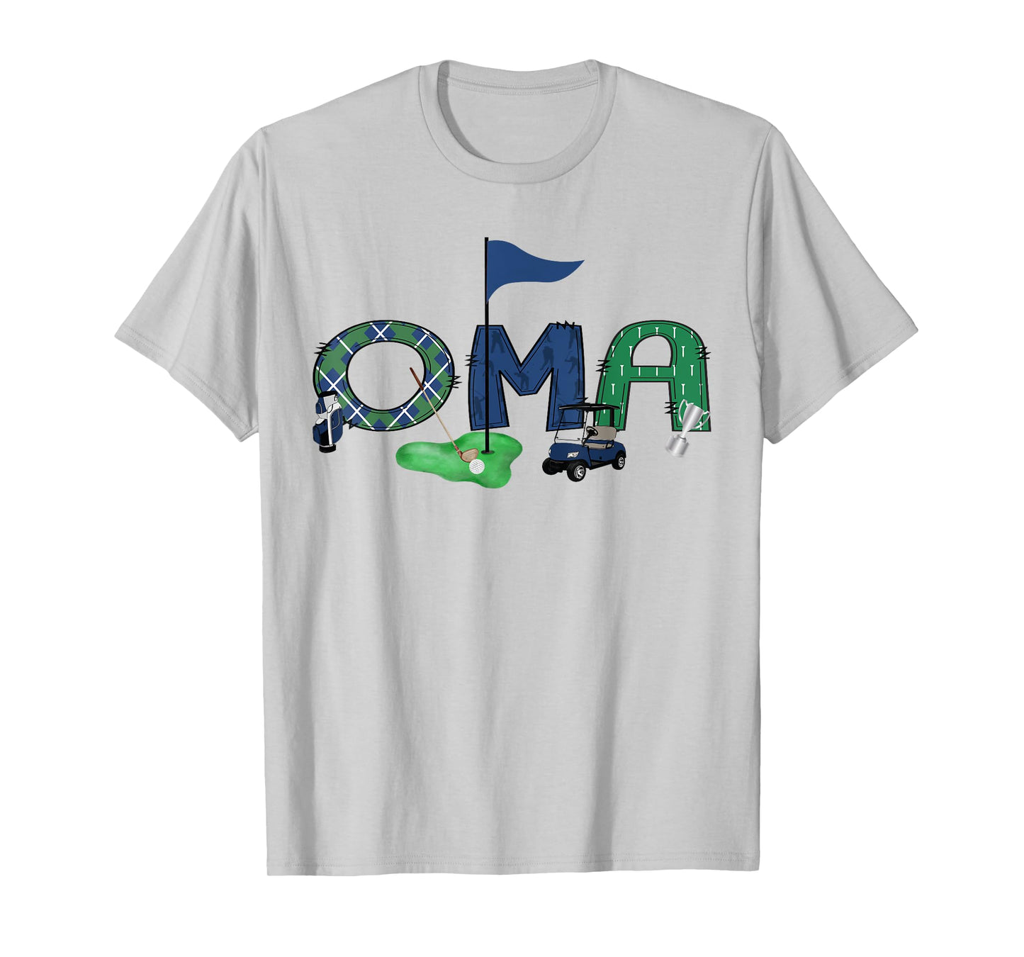 Oma Of The Birthday Boy Hole in One Golf Sport Matching T-Shirt