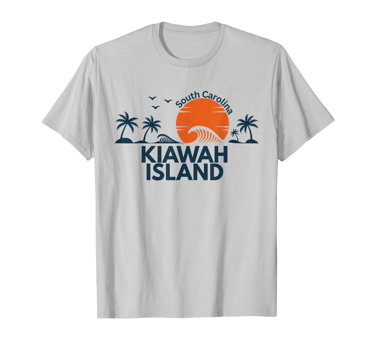 Kiawah Island Beach South Carolina Palm Tree Souvenir T-Shirt
