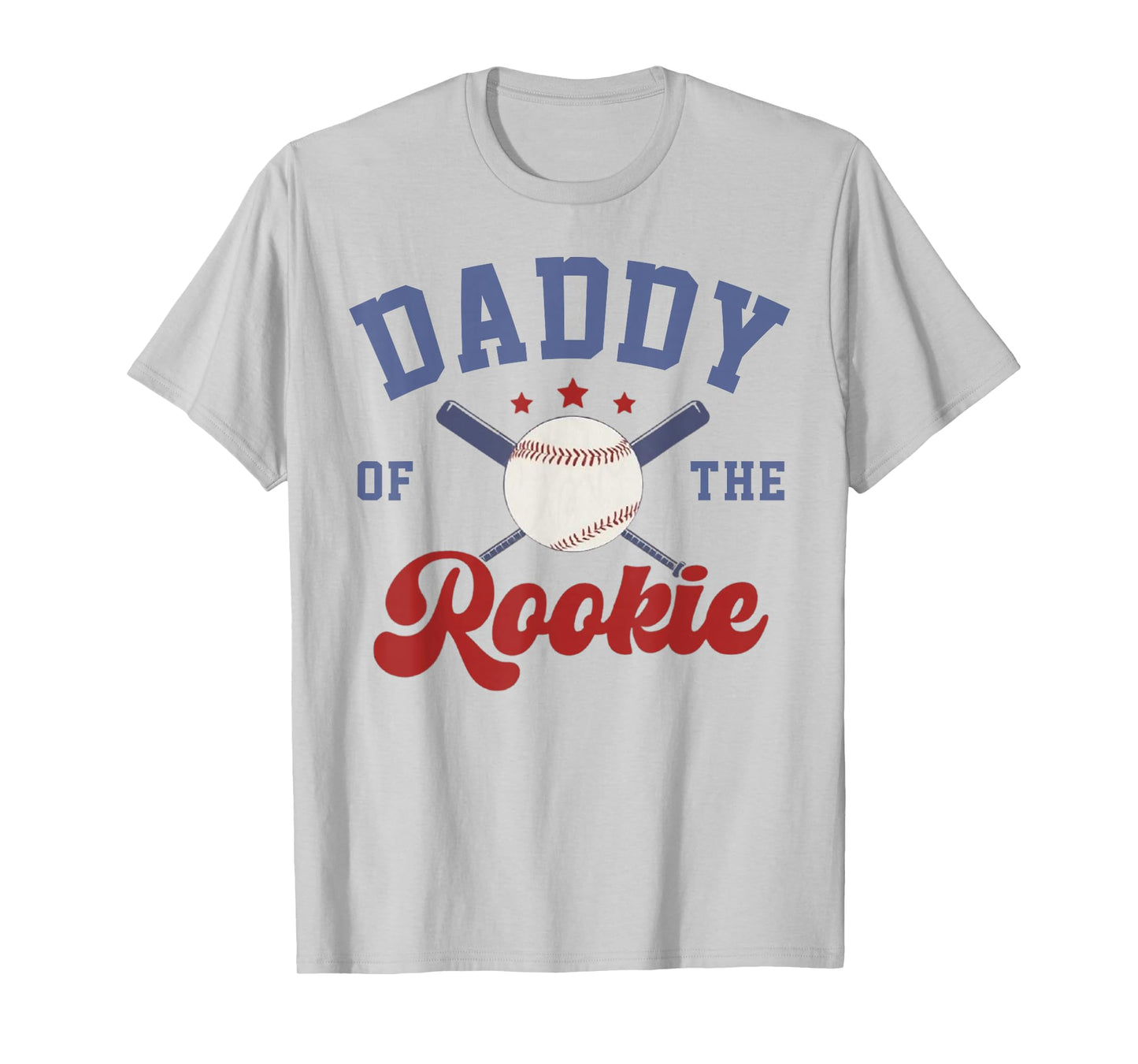 Daddy of Rookie 1st Birthday Baseball Boy Family Matching T-Shirt