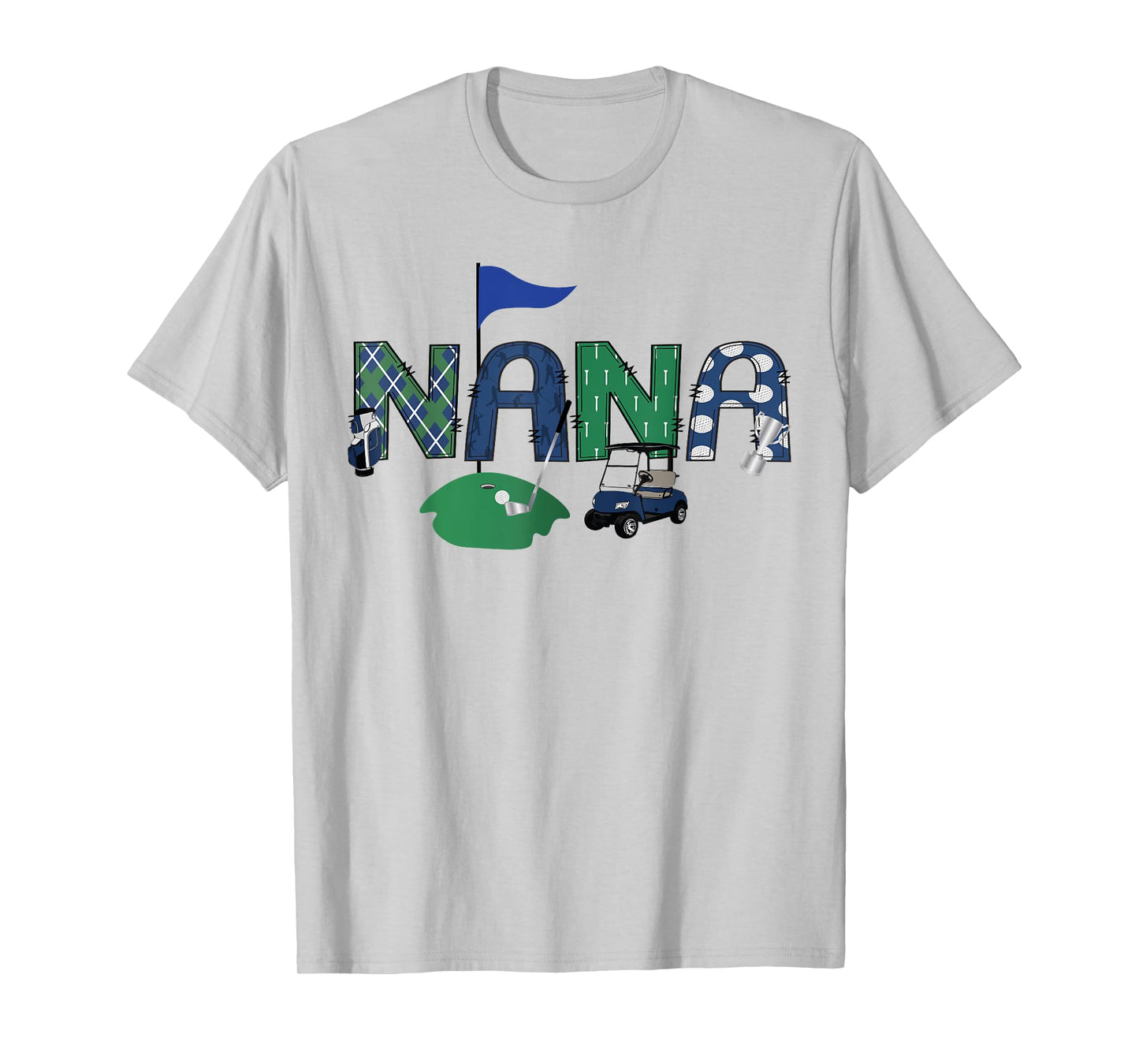 Golf Nana Hole In One Golf First Birthday Party T-Shirt