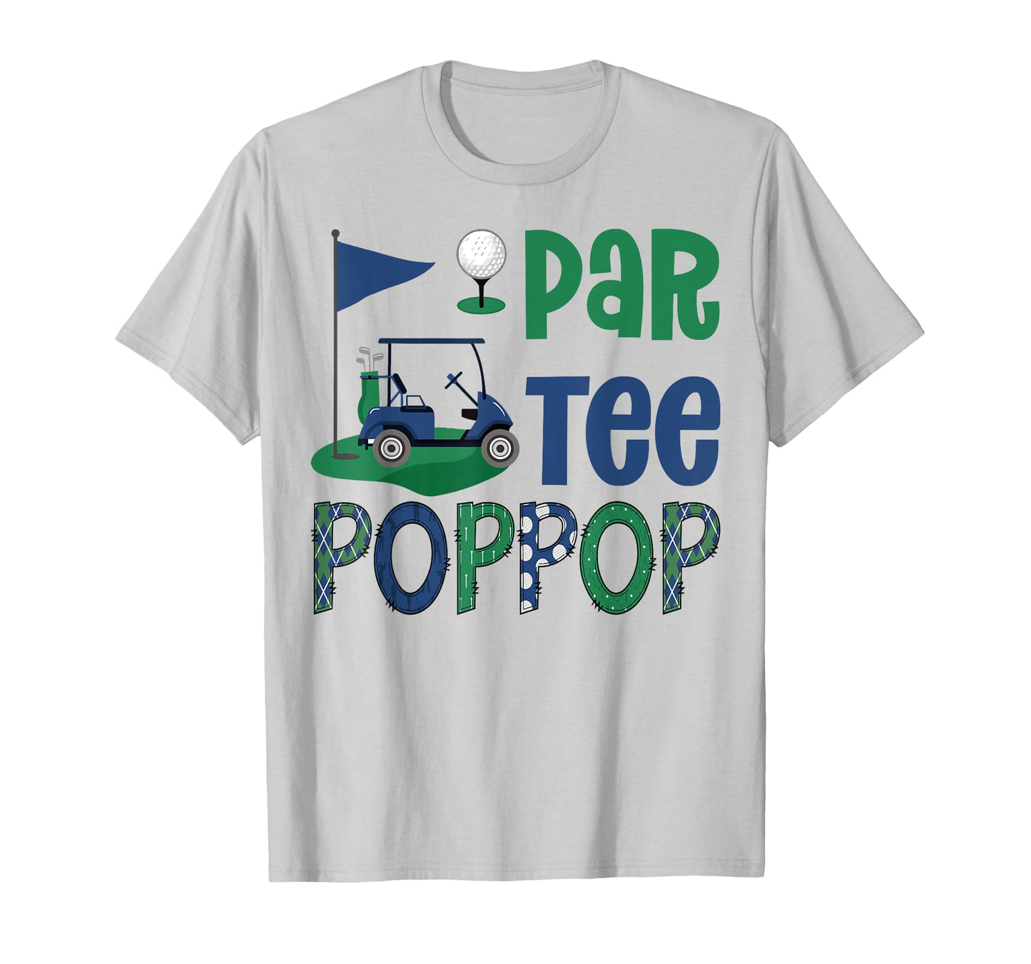 Par-Tee PopPop Golf Lover Birthday Party Family Matching T-Shirt