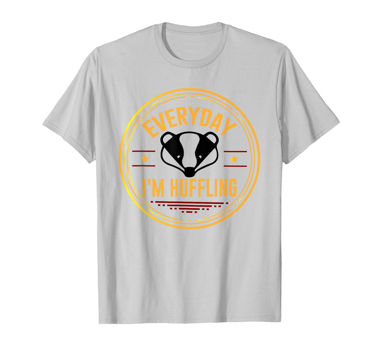 Everyday I'm Huffling Cute T-shirt Badger Tee T-Shirt