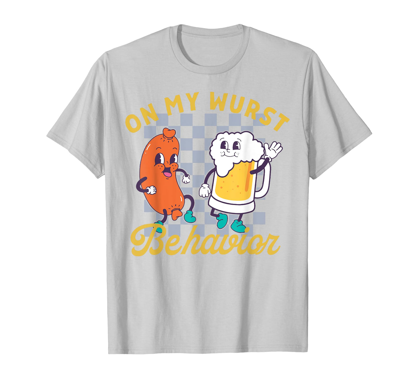 On My Wurst Behavior Sausage and Beer T-Shirt