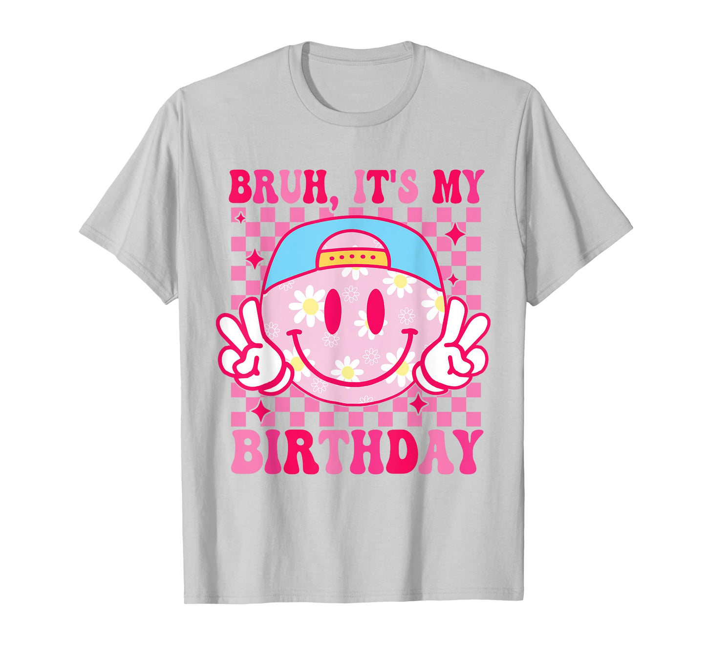Groovy It's My Birthday Women Teens Girls Kids Bday Party T-Shirt