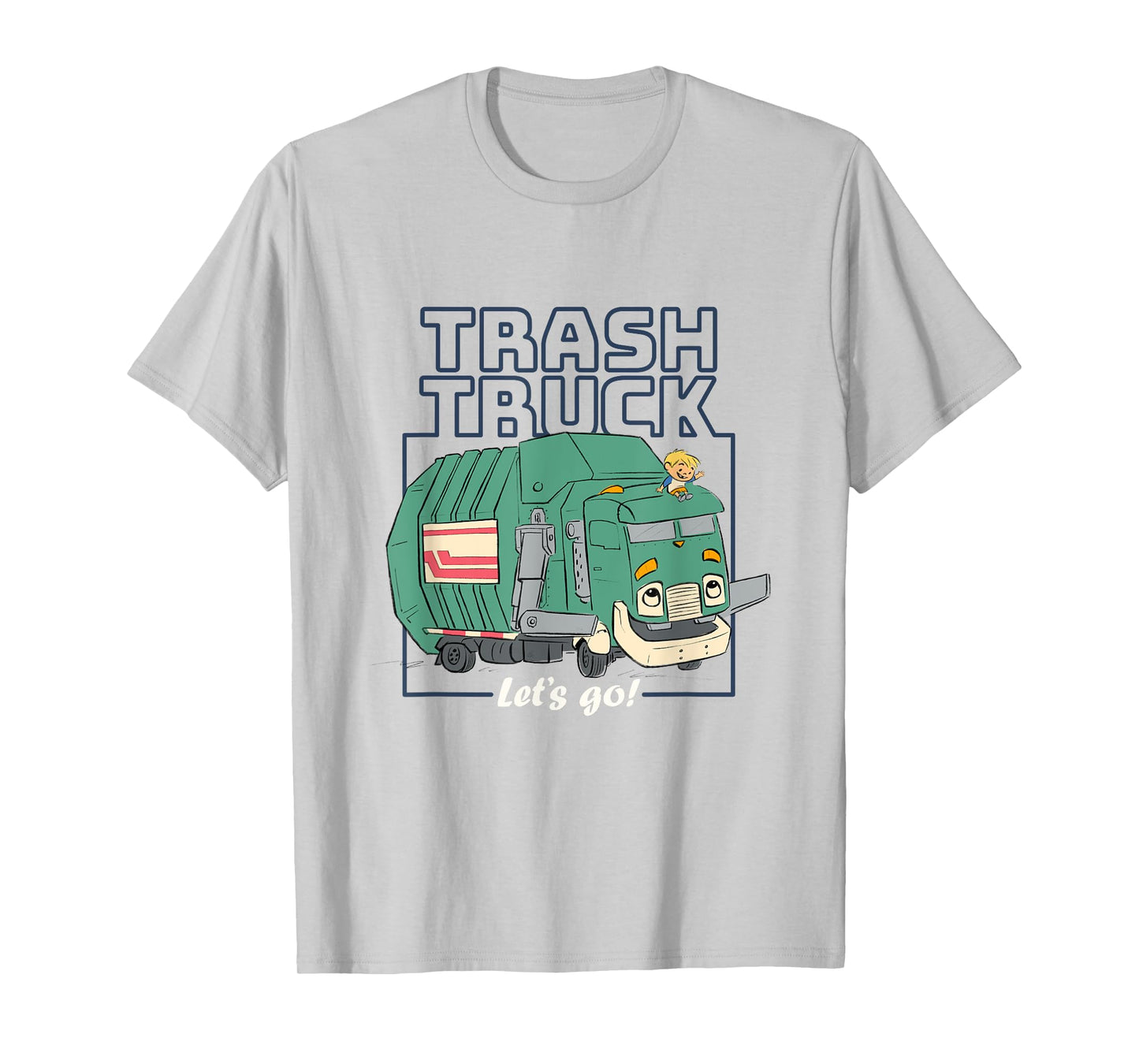 Trash Trucks Let's Go Best Friend Panel T-Shirt