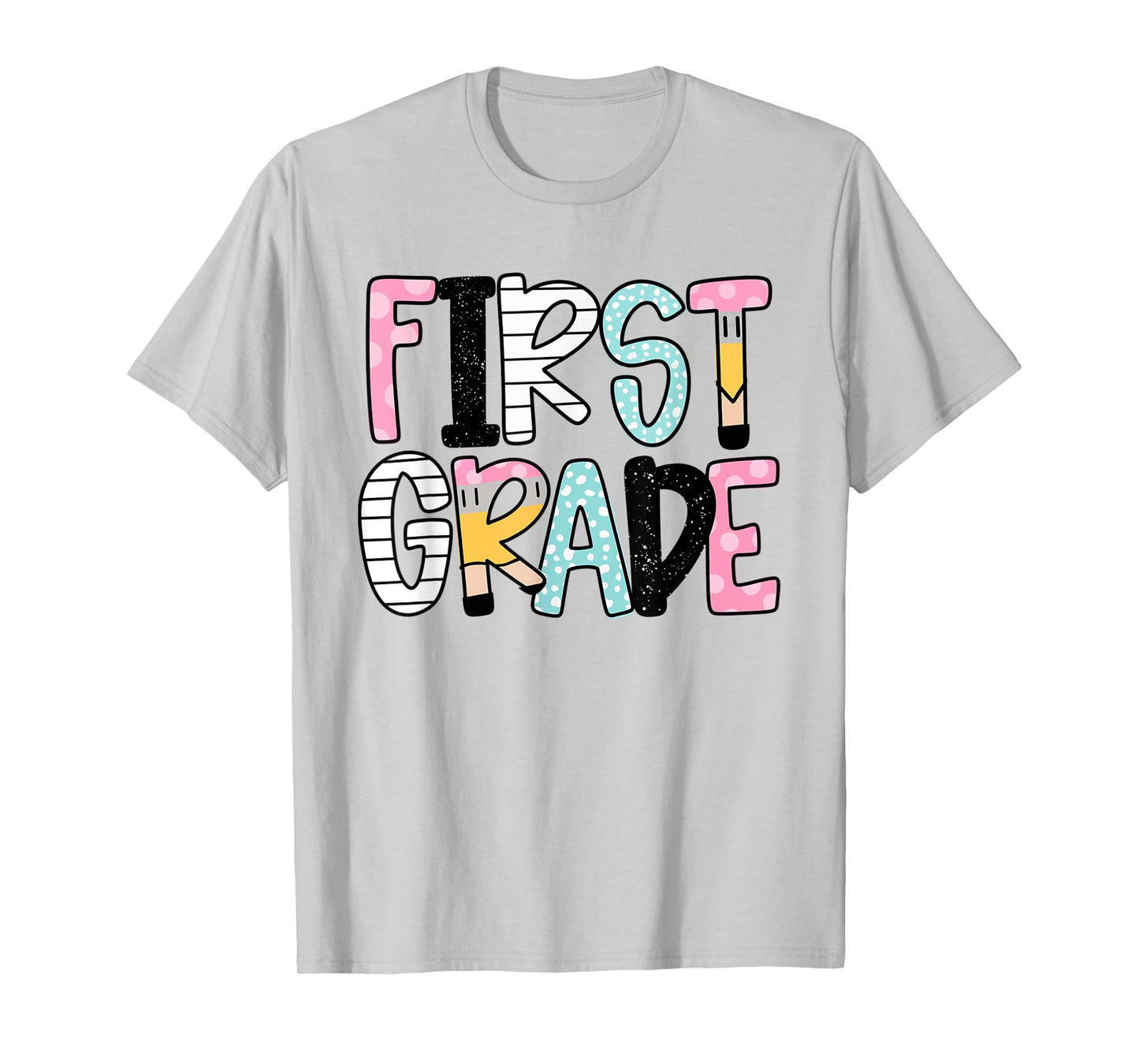 First Grade Retro Back To School Teacher First Day of School T-Shirt
