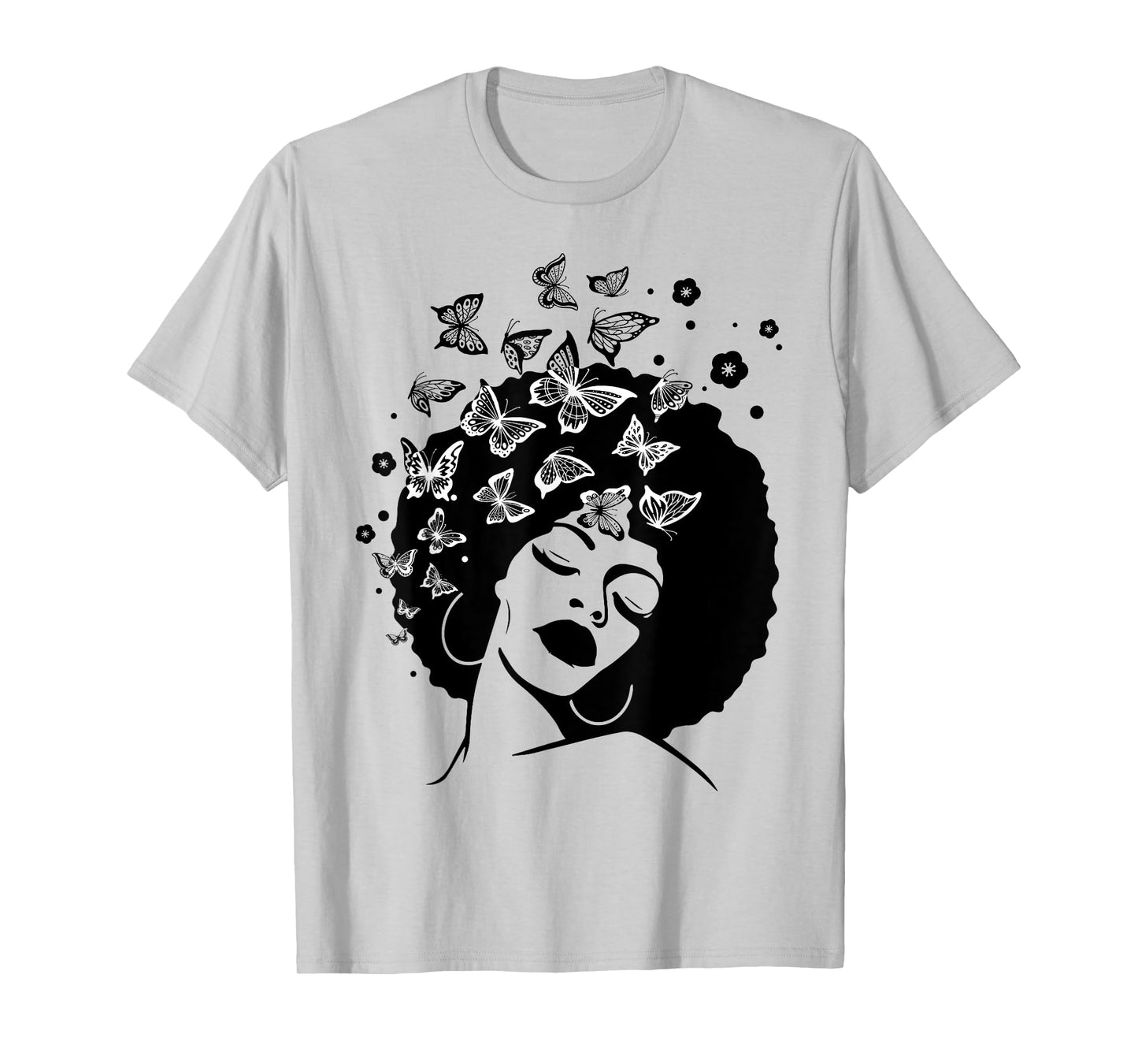 Melanin Queen African American Strong Black Natural Afro T-Shirt