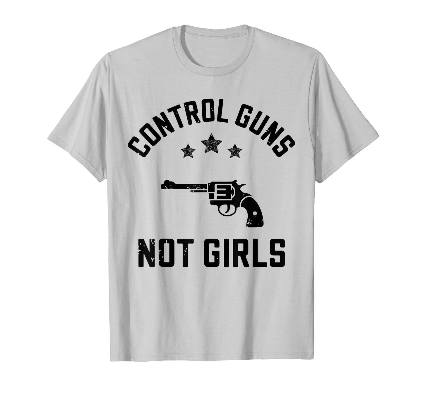 Retro Pink Control Guns Not Girls Shirt T-Shirt