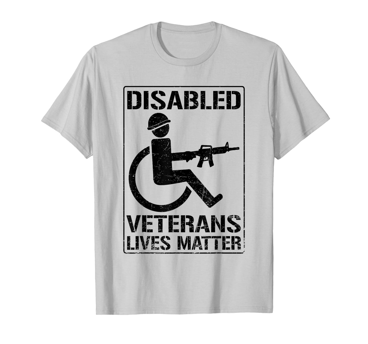 Disabled Veterans Lives Matter Proud US Handicap Military T-Shirt